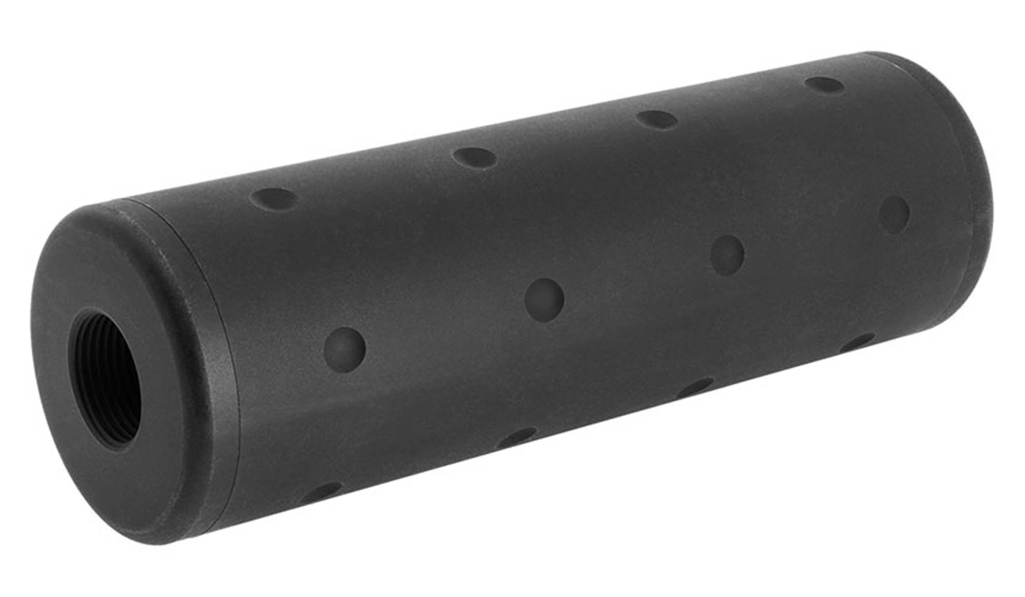 BO 110mm Short Universal Silencer, Black