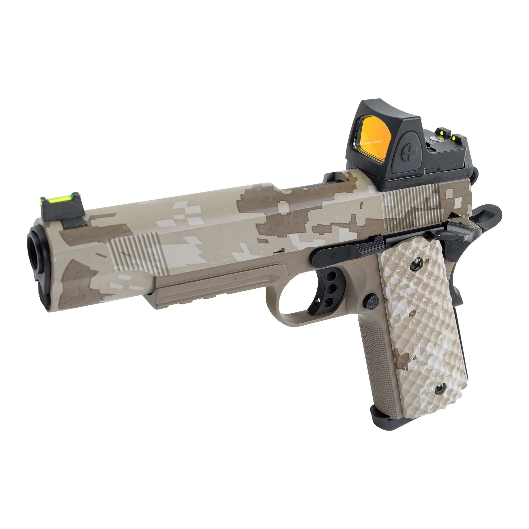 Raven 1911 BDS MEU Railed GBB, Tan/Digi Desert