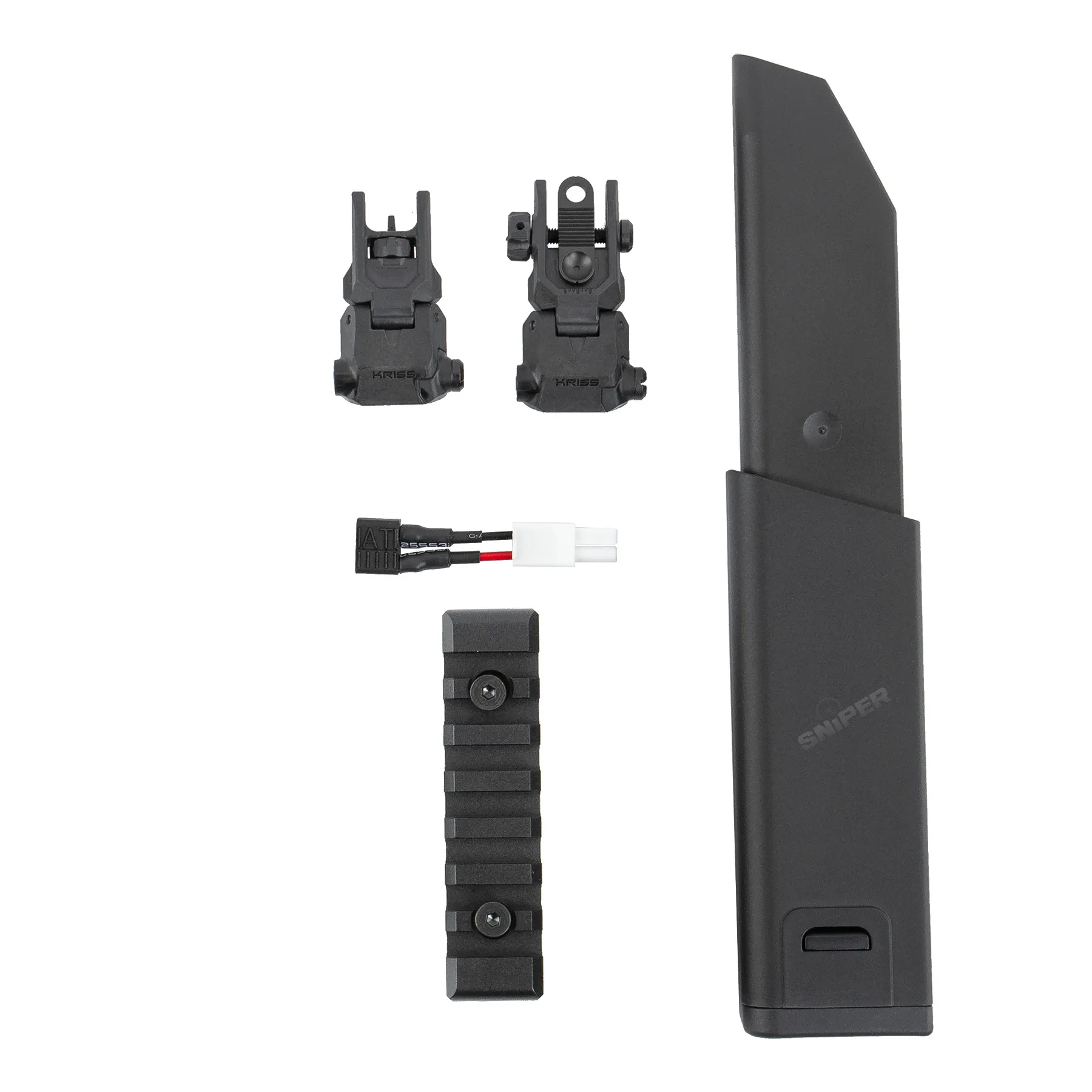 Kriss Vector w/ Mock Suppressor (S)AEG, Black Kriss Vector (S)AEG, Two Tone