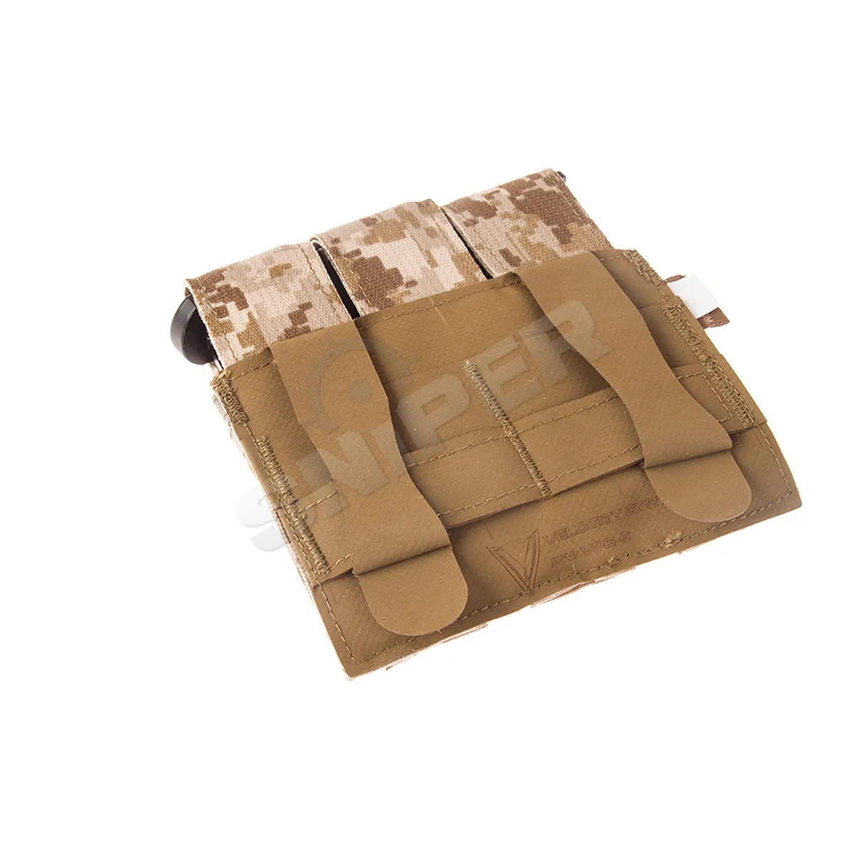 Helium Whisper Triple Pistol Mag Pouch, Desert Dig