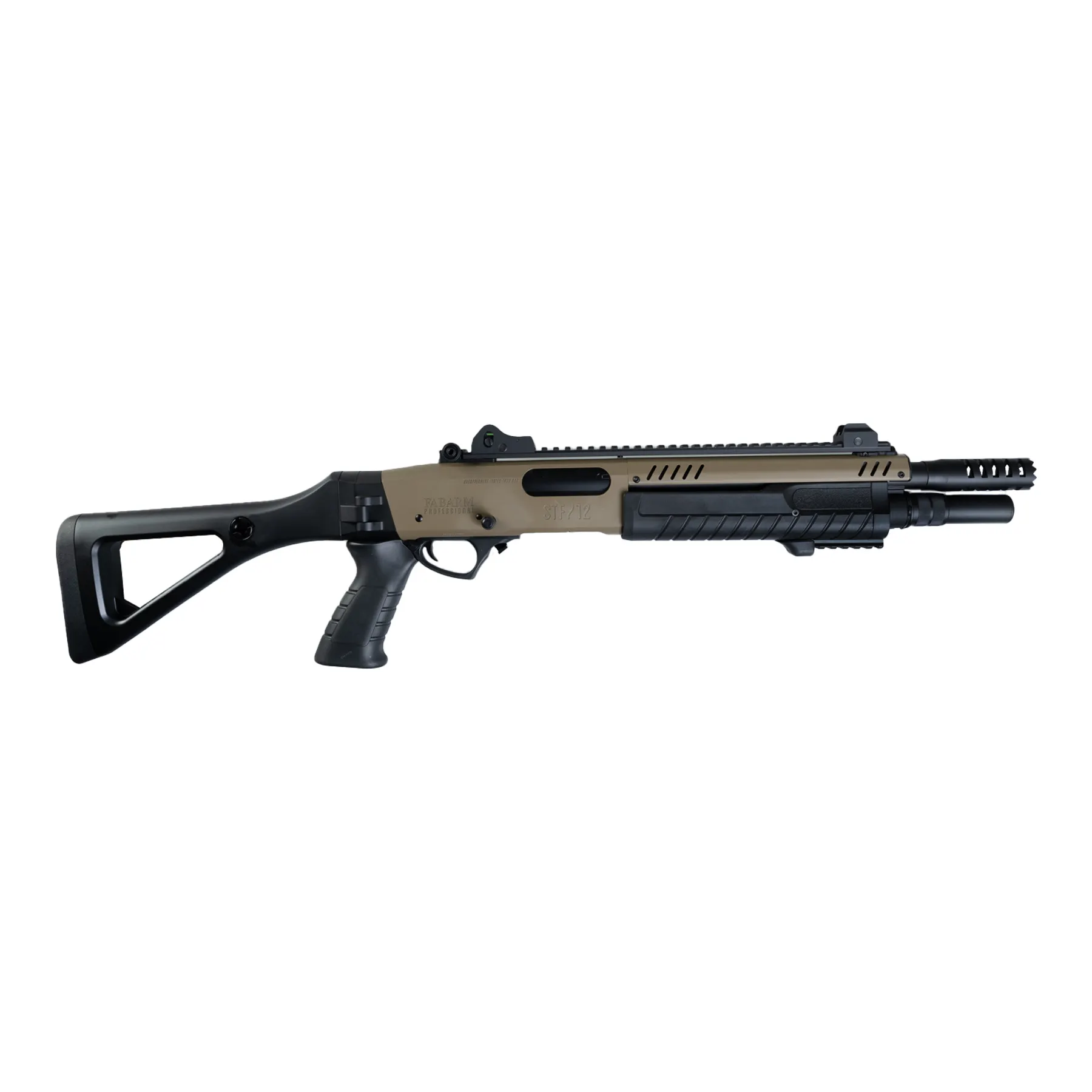 B-Ware Fabarm STF12 Compact 11" Gas Pumpgun, Flat Earth
