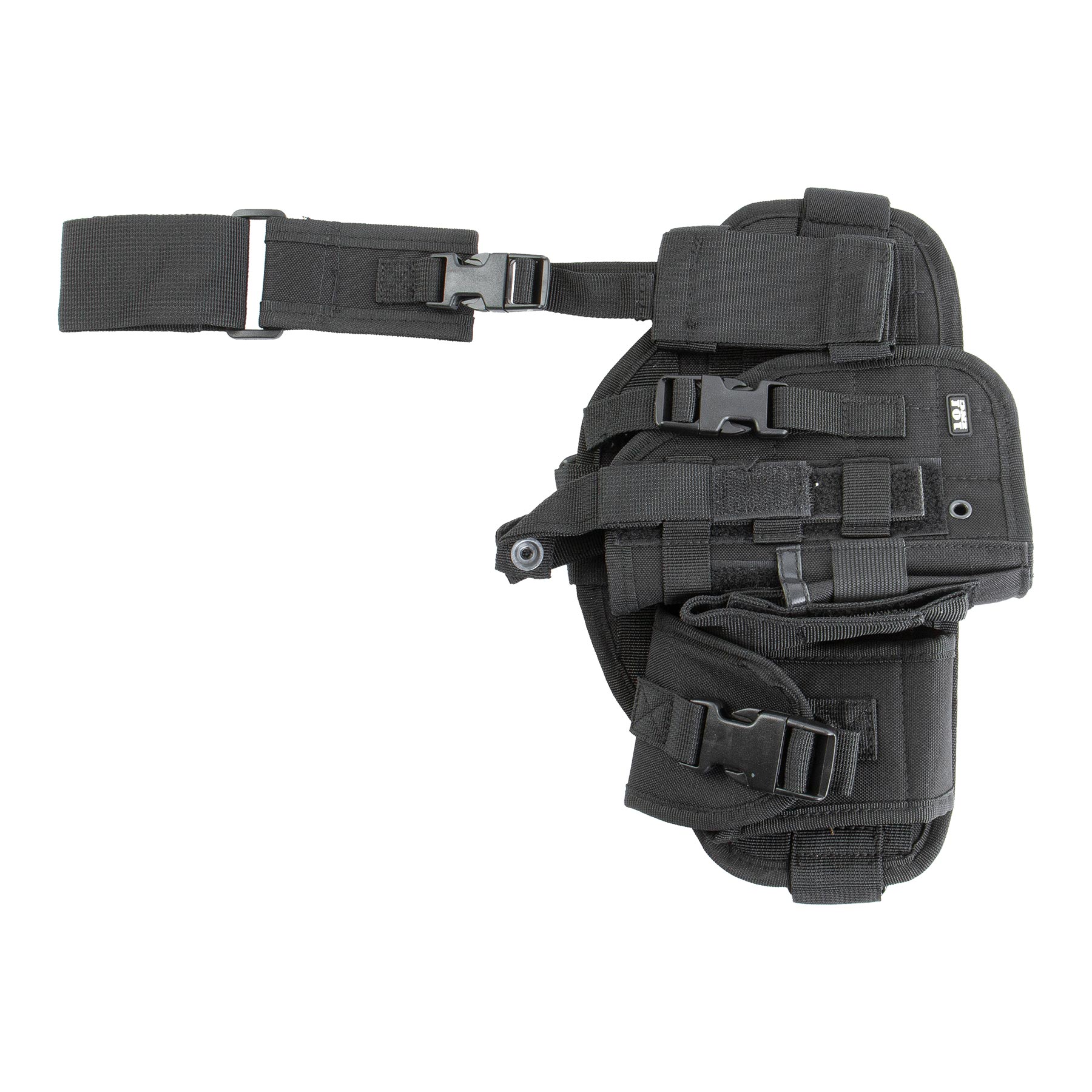 Oberschenkelholster Schwarz, für Linkshänder