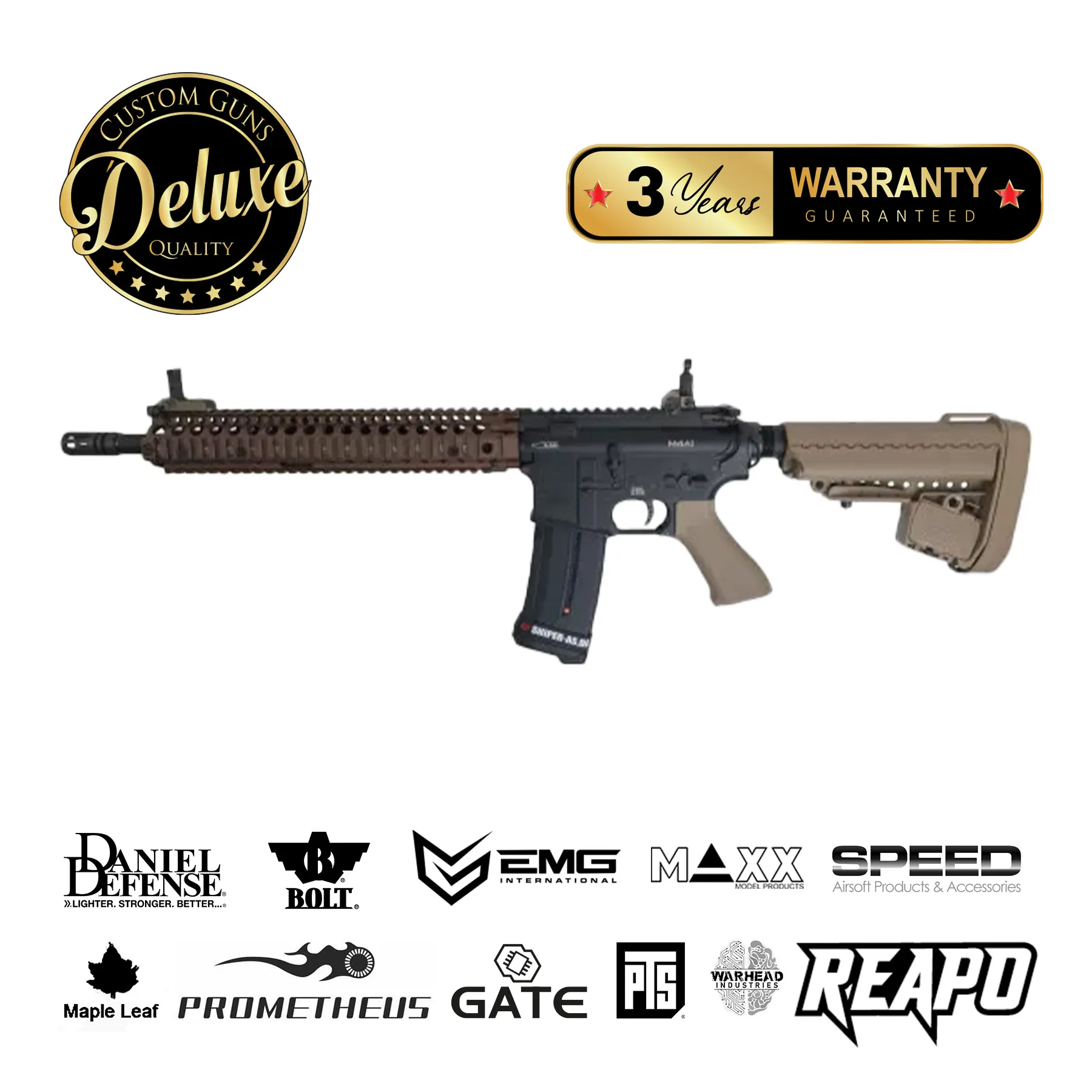 SAC Custom Daniel Defense Block II, (S)AEG, dualtone SAC Custom Daniel Defense Block II, (S)AEG, dualtone
