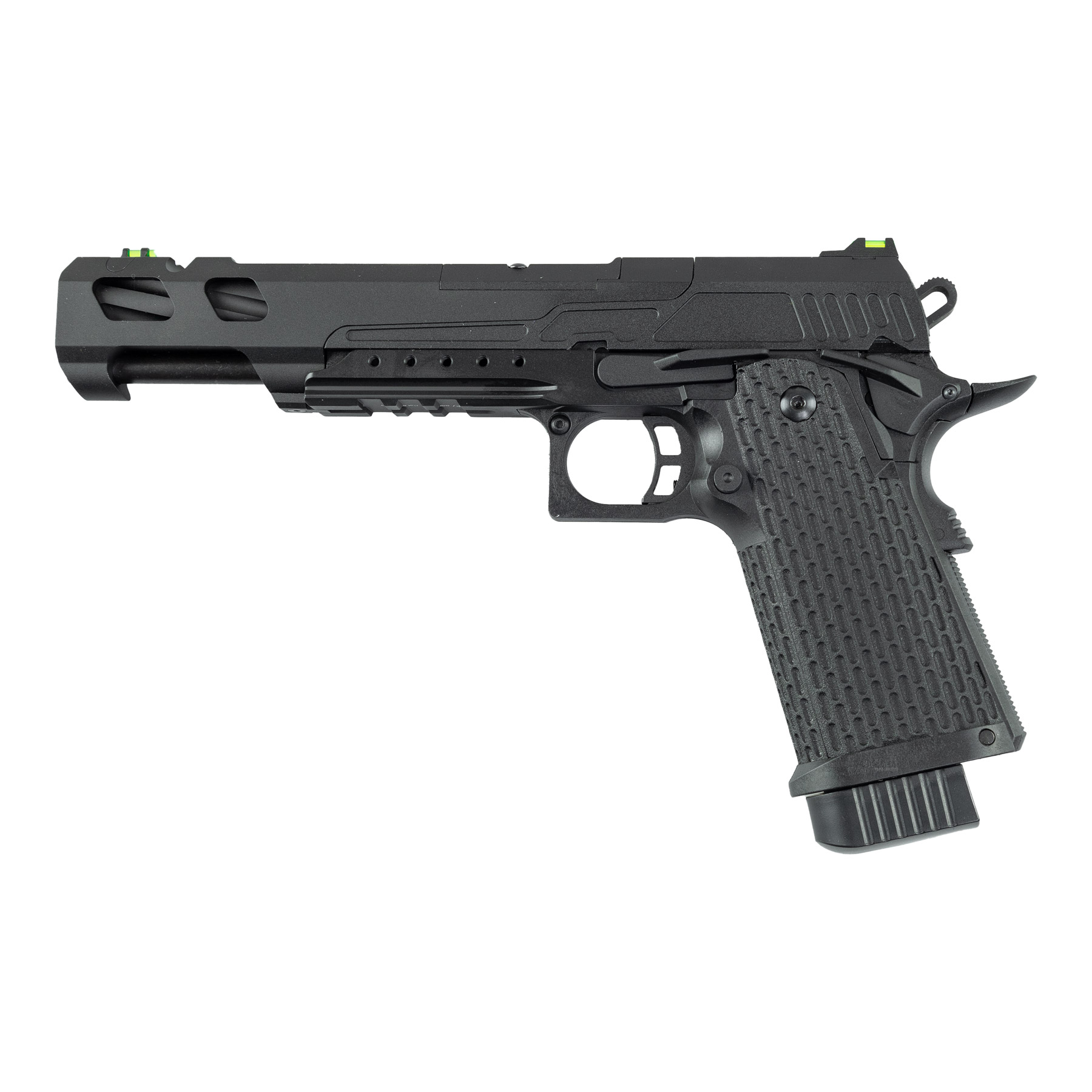 Novritsch SSP5 Gas Blowback Pistol 6", Black