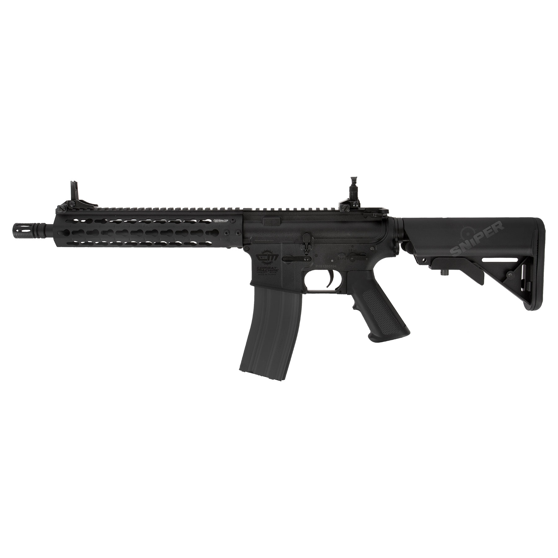 CM15 KR Carbine 10" 0,5J Softair Gewehr, Black