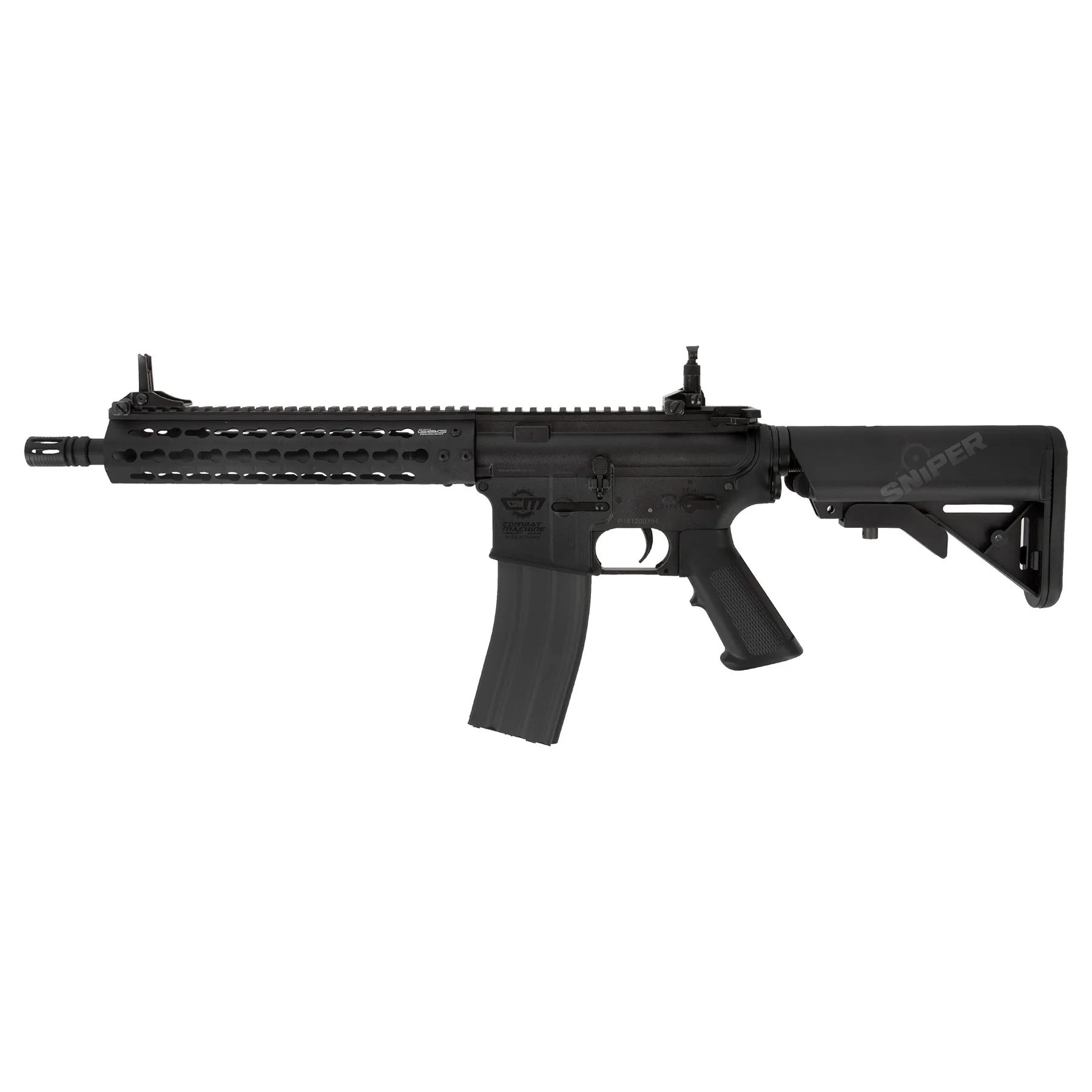 CM15 KR Carbine 10" 0,5J Softair Gewehr, Black CM15 KR Carbine 10" 0,5J Softair Gewehr, Black