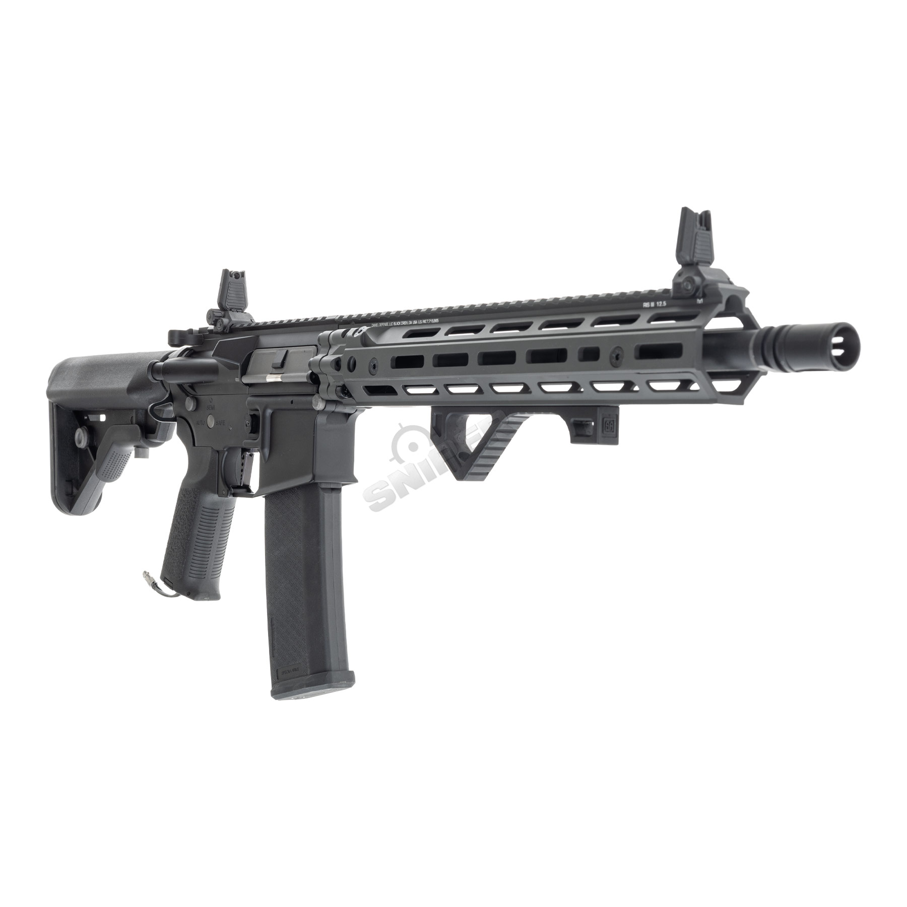 SAC x Wolverine SA-E28 14,5" RIS III HPA, Steel Gray