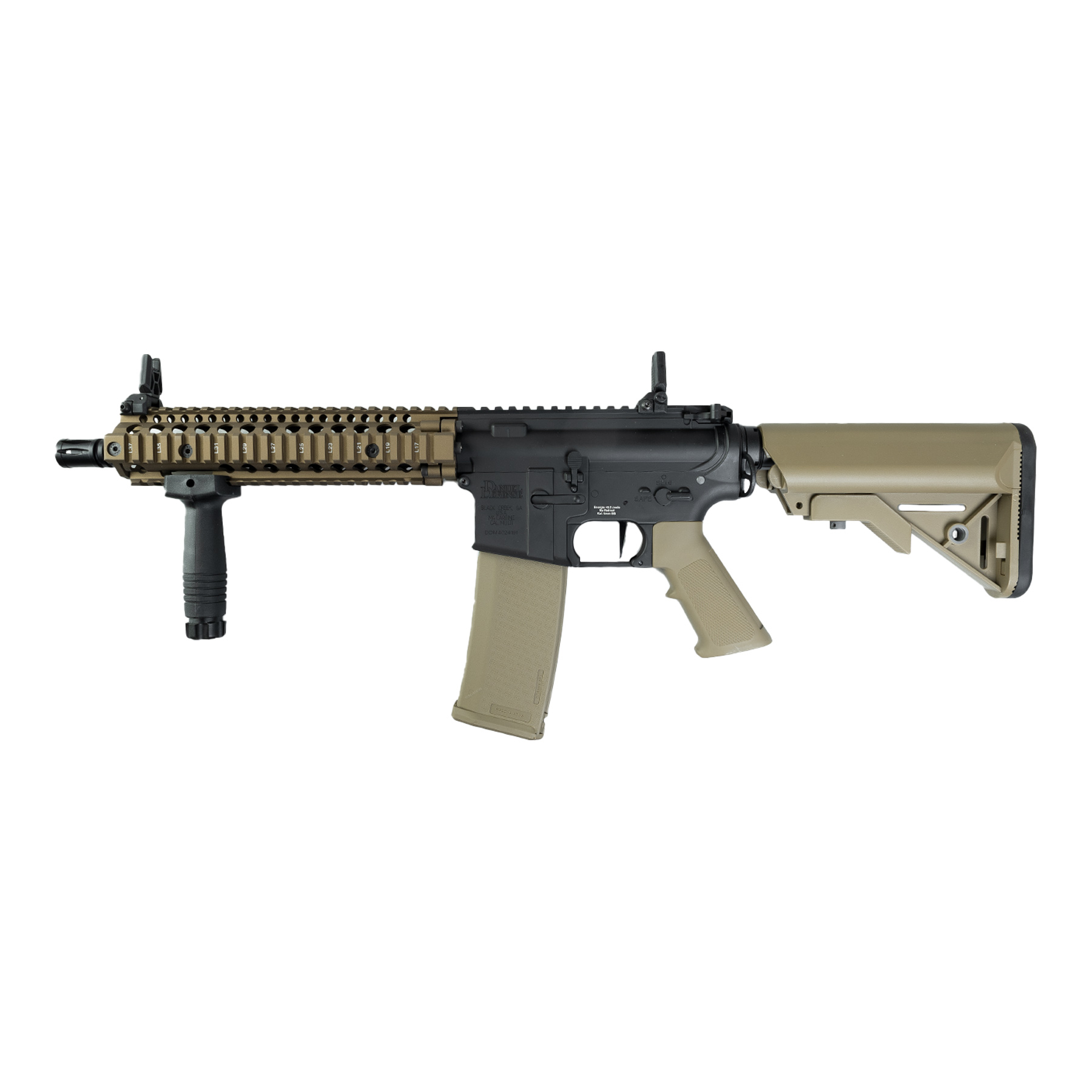 SAC Speedmonster Daniel Defense MK18 < 0,5J AEG Softair Gewehr, Chaos Bronze