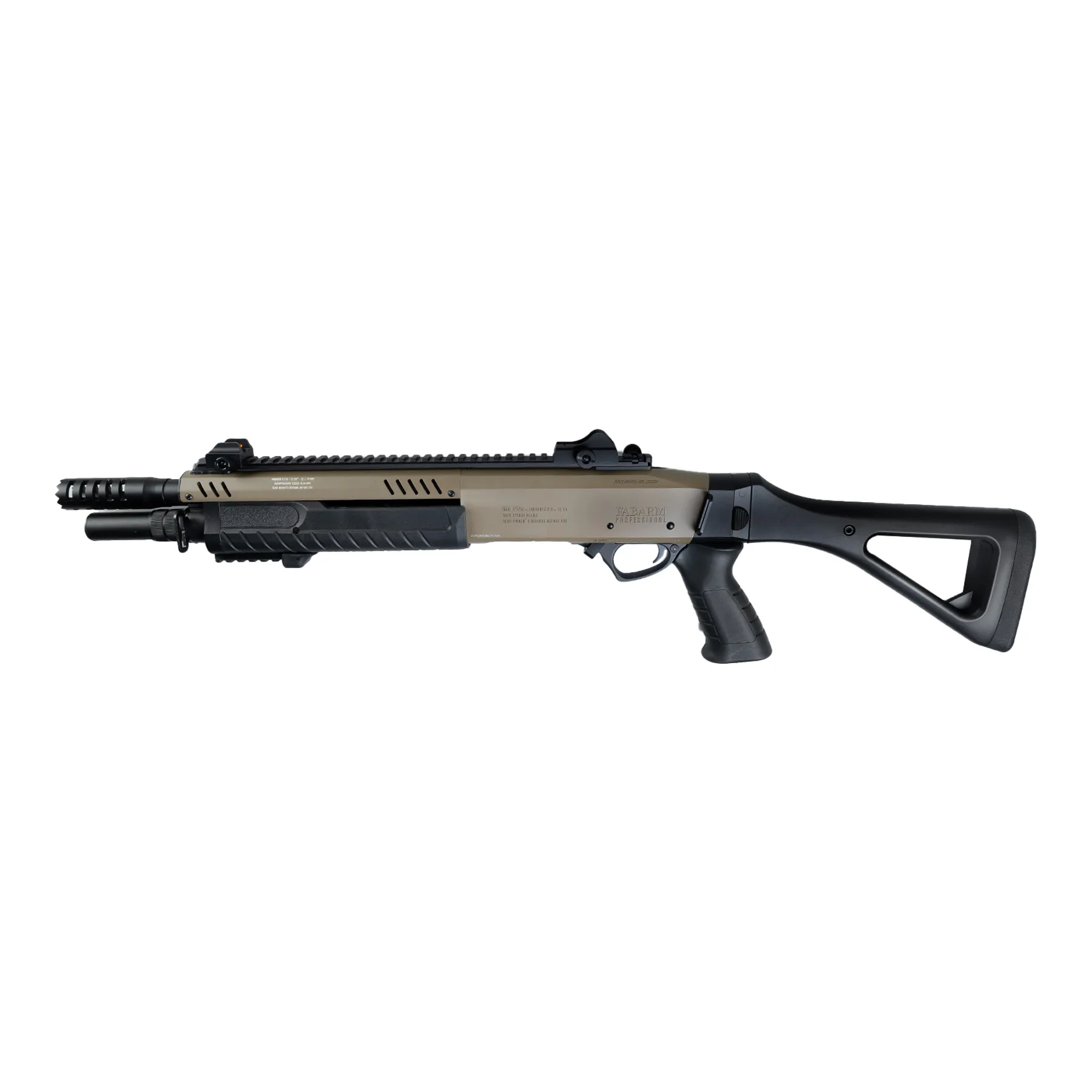 Fabarm STF12 Compact 11" Gas Pumpgun, Flat Earth