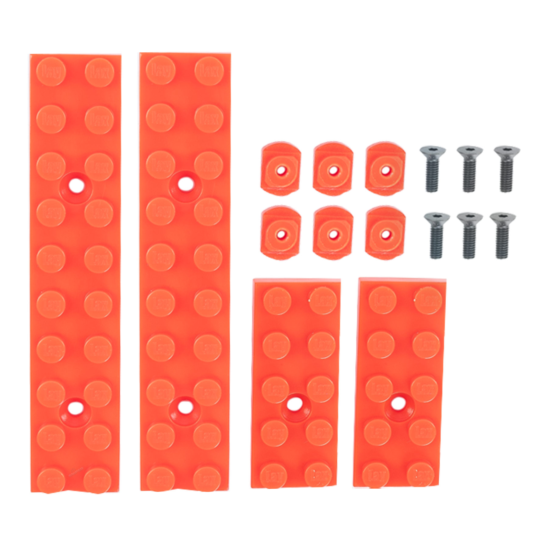 Laylax M-Lok Rail Guard Blocks, Red