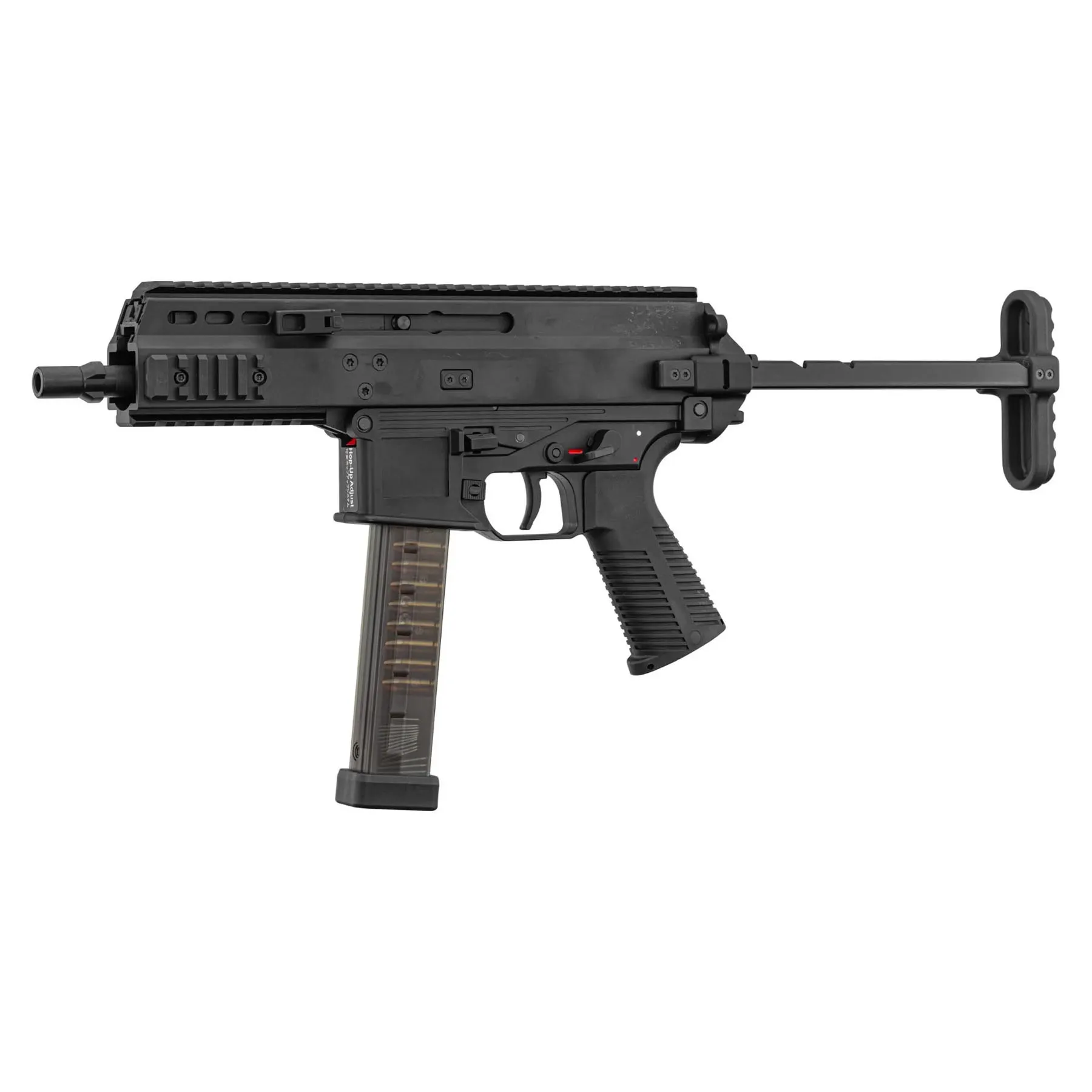 Maruyama SCW-9 Pro Double Mag Submachine GBB Gun, Black