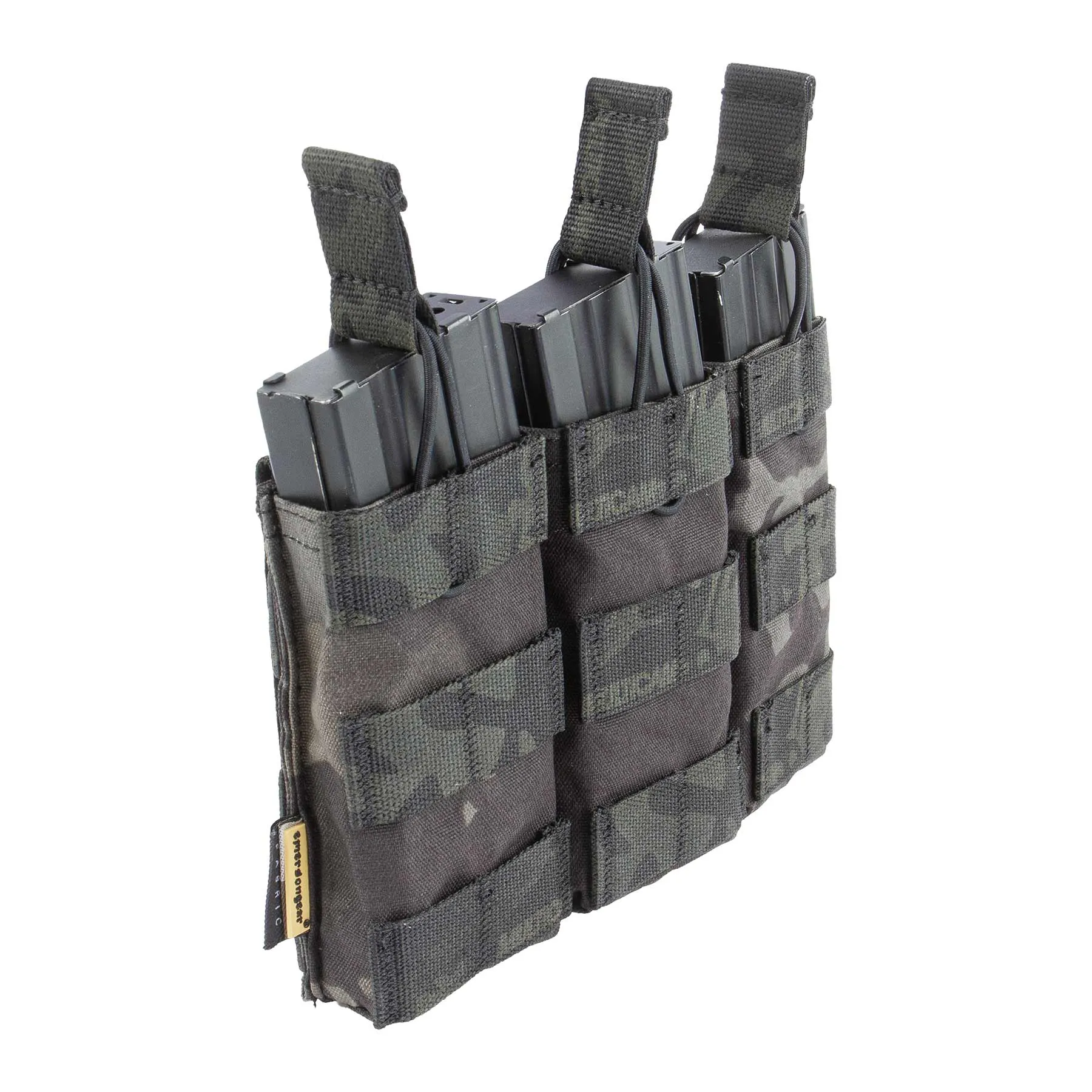 Open Triple Mag Pouch, Multicam Black