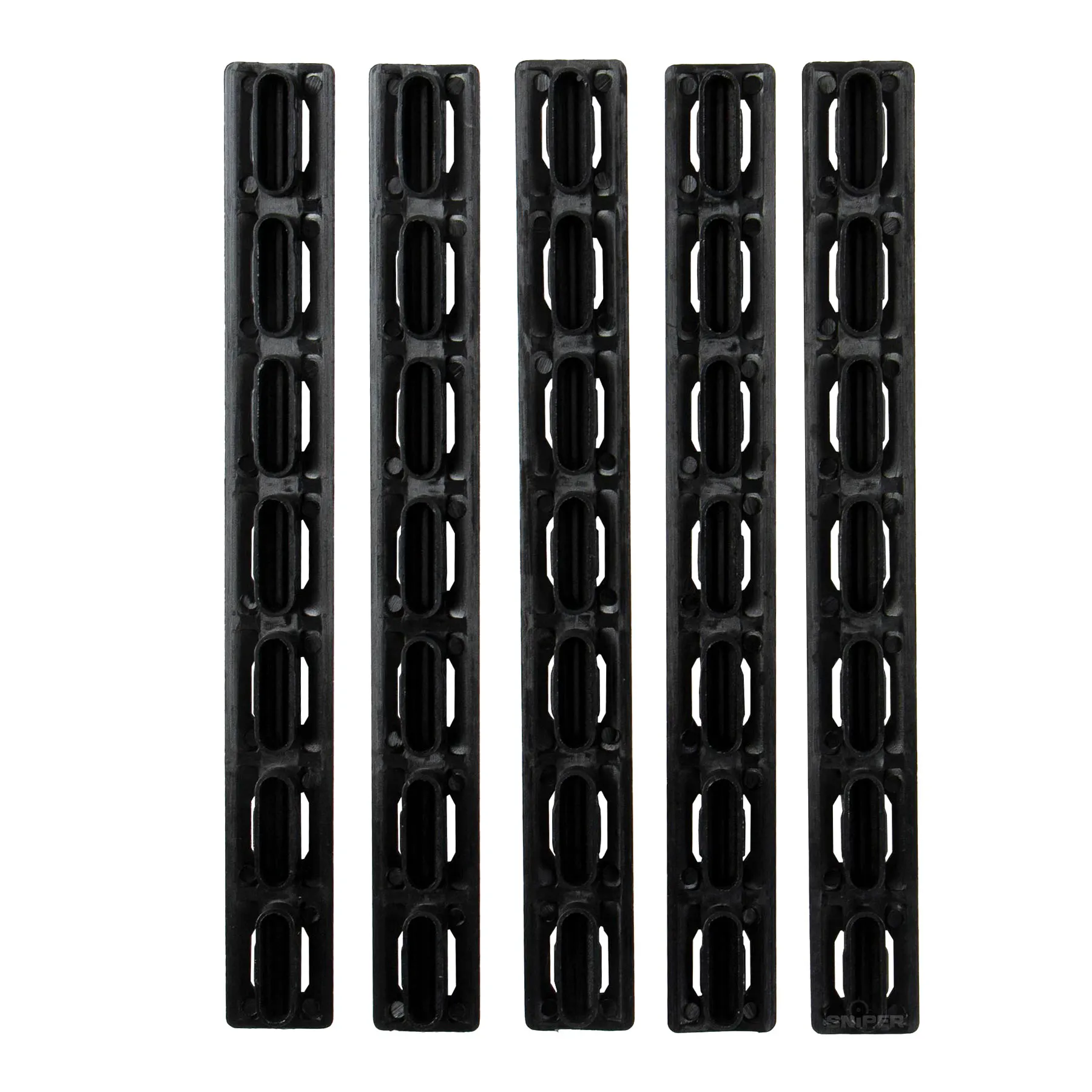 Keymod Rail Panel Kit, 5 pcs, Black