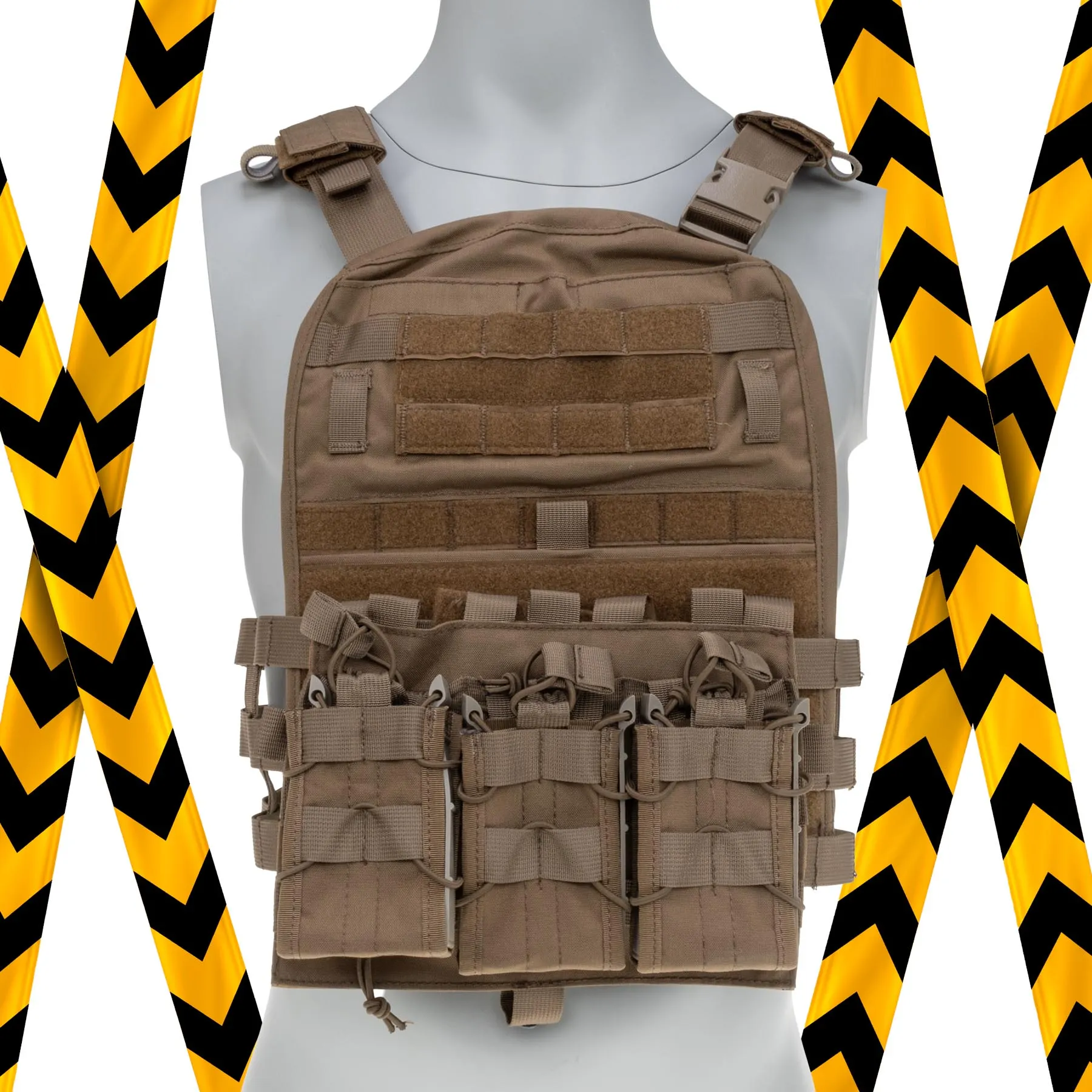 B-Ware Lightweight AV Plattenträger, Coyote Brown