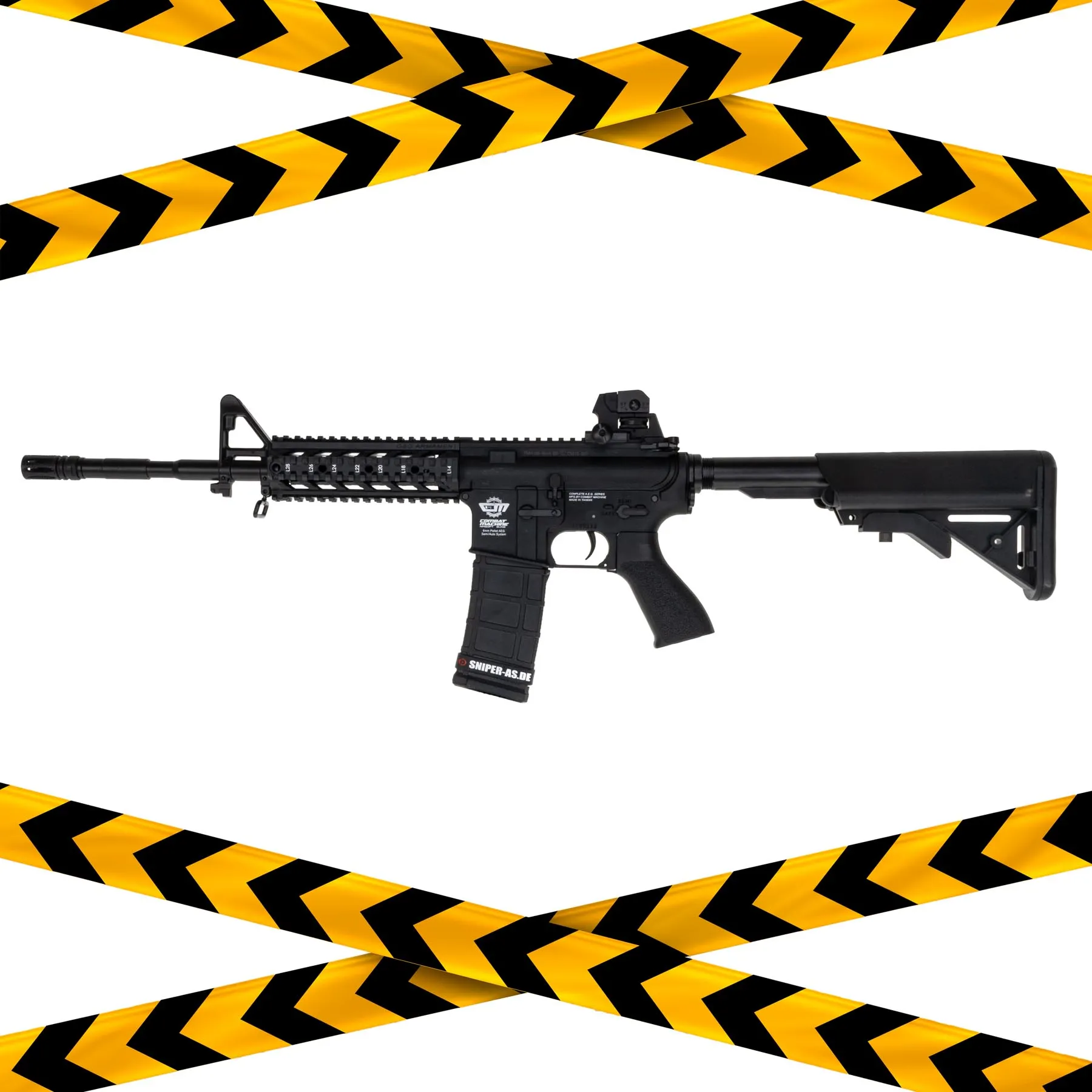 B-Ware CM16 Raider L Black, (S)AEG