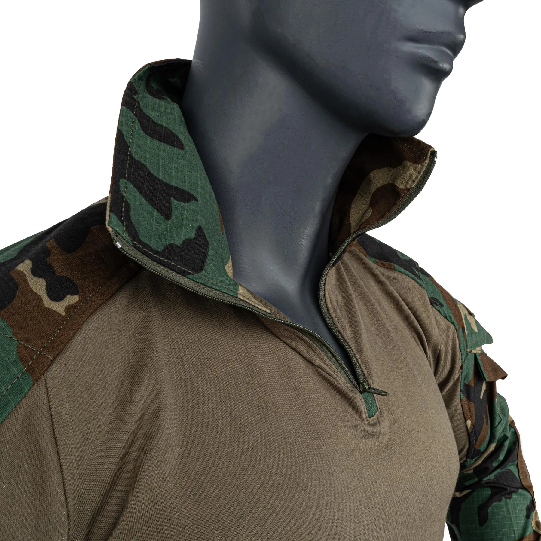 Conquer DLX Combat Shirt, Woodland