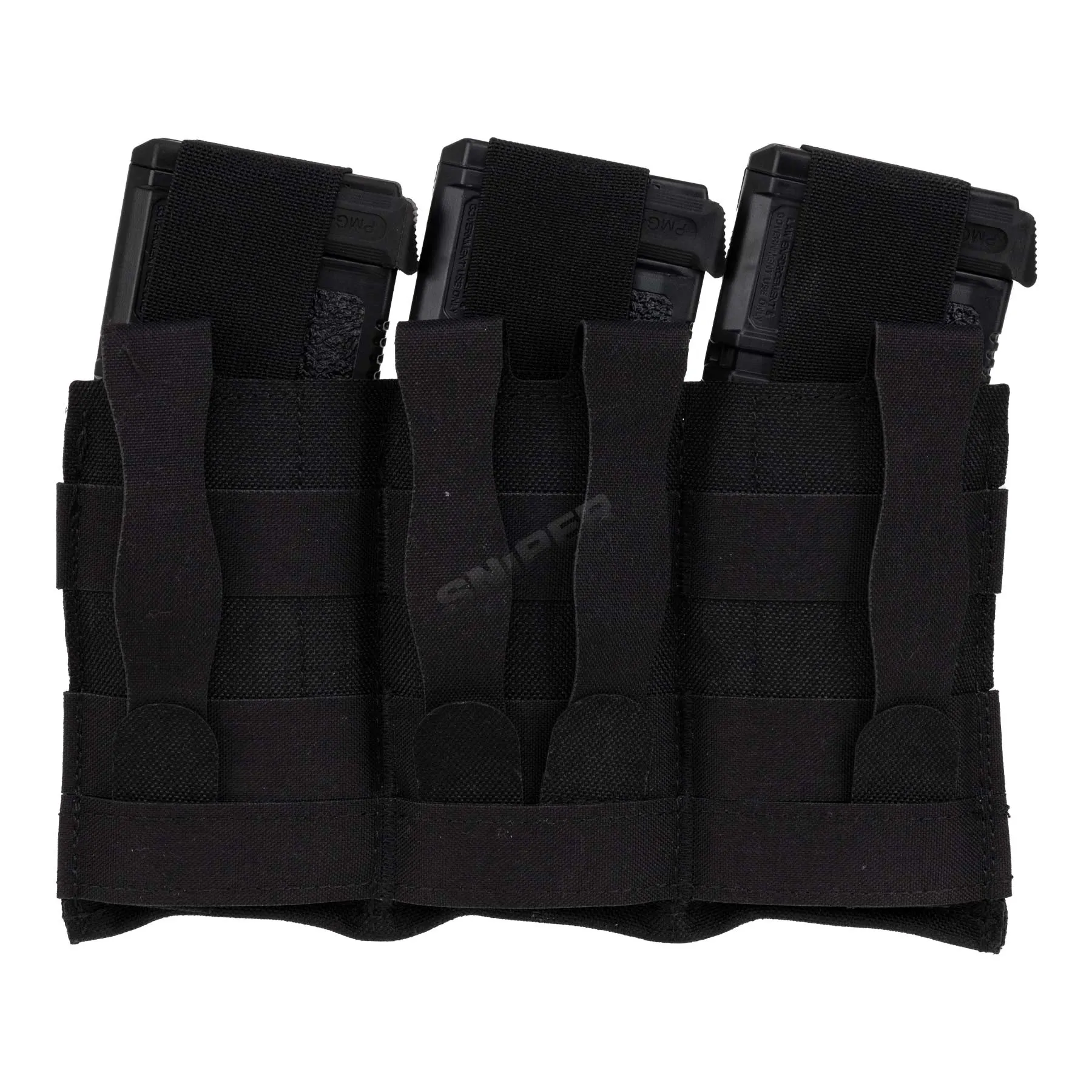 Reapo Triple Mag Pouch w/ Velcro, Black