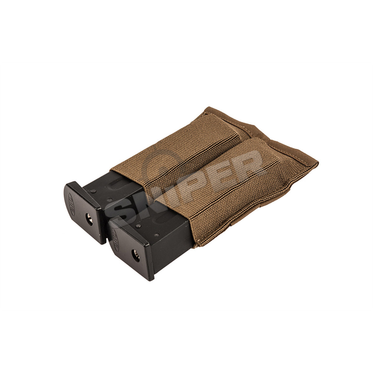 Helium Whisper Ten Speed Double Pistol Pouch, Coyo