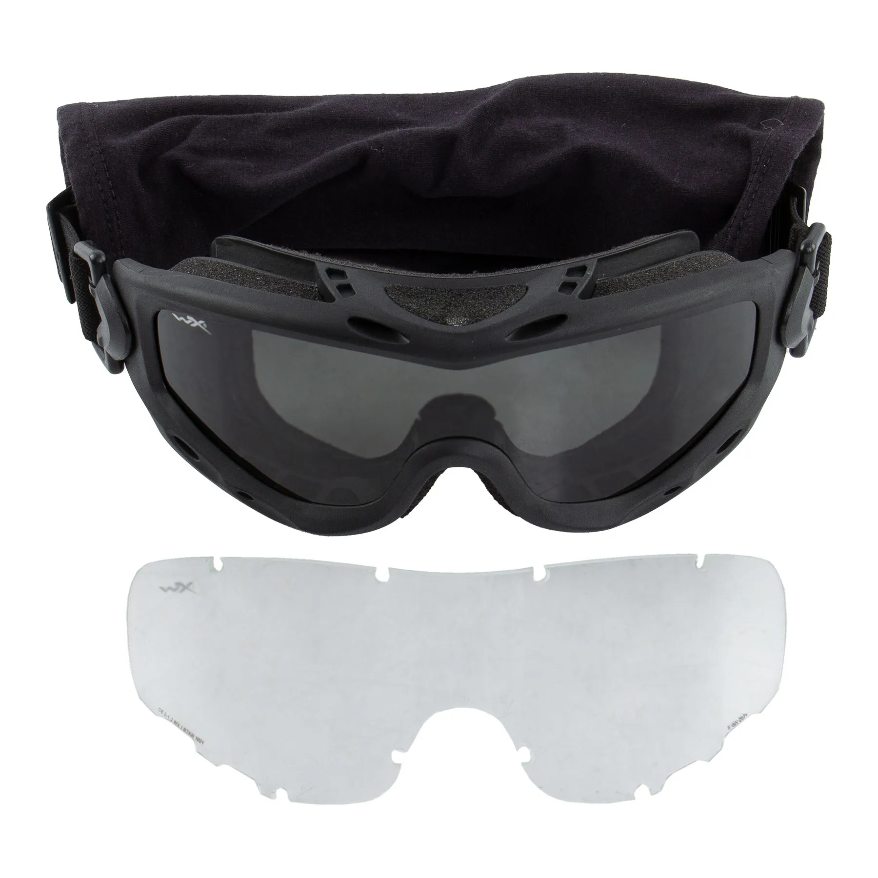 WileyX Spear Goggles, Grey/Clear Lens