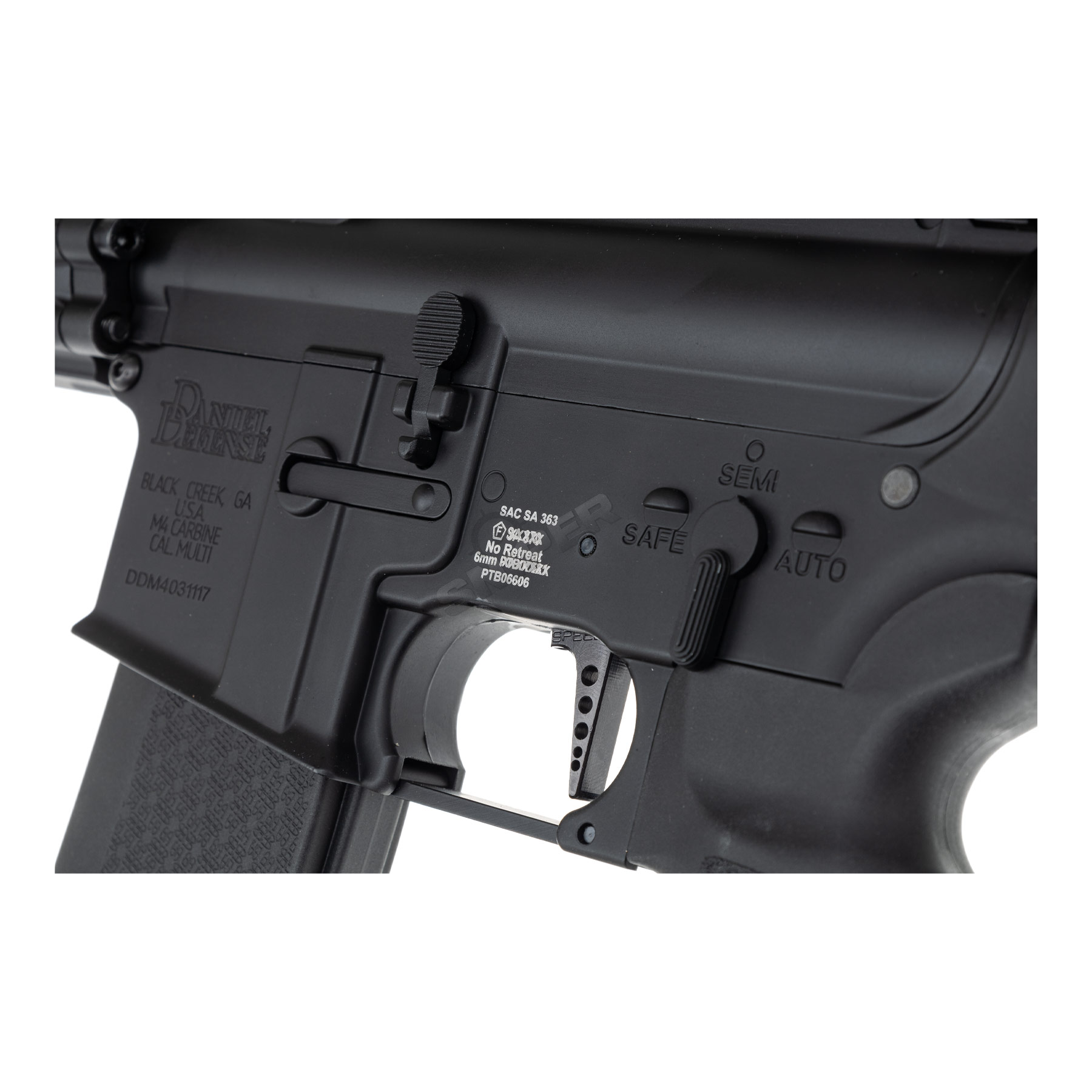 SAC x Wolverine SA-E28 14,5" RIS III HPA, Black