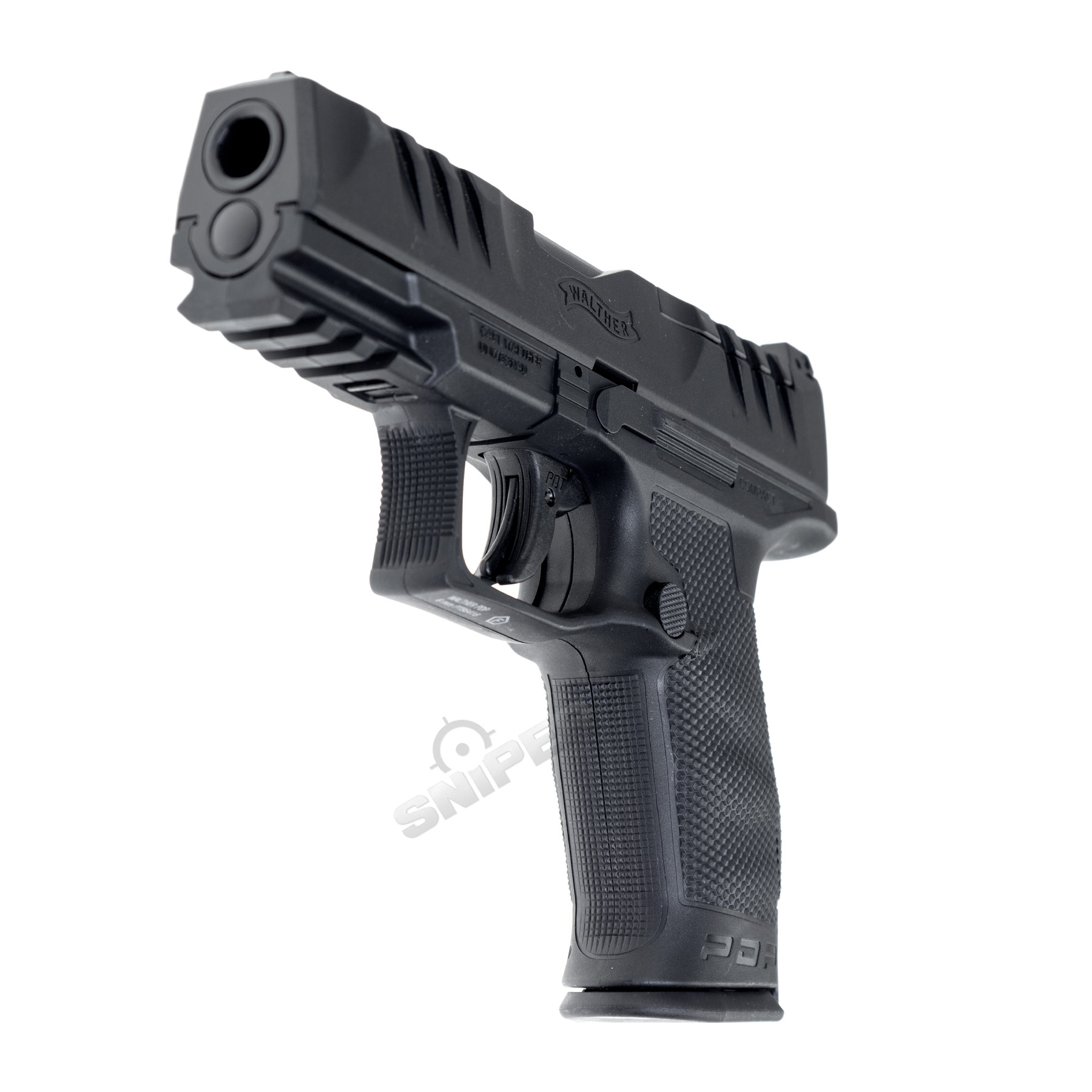 Walther PDP Compact 4" w/ Red Dot Visier NBB Co2 Softair Pistole, Black
