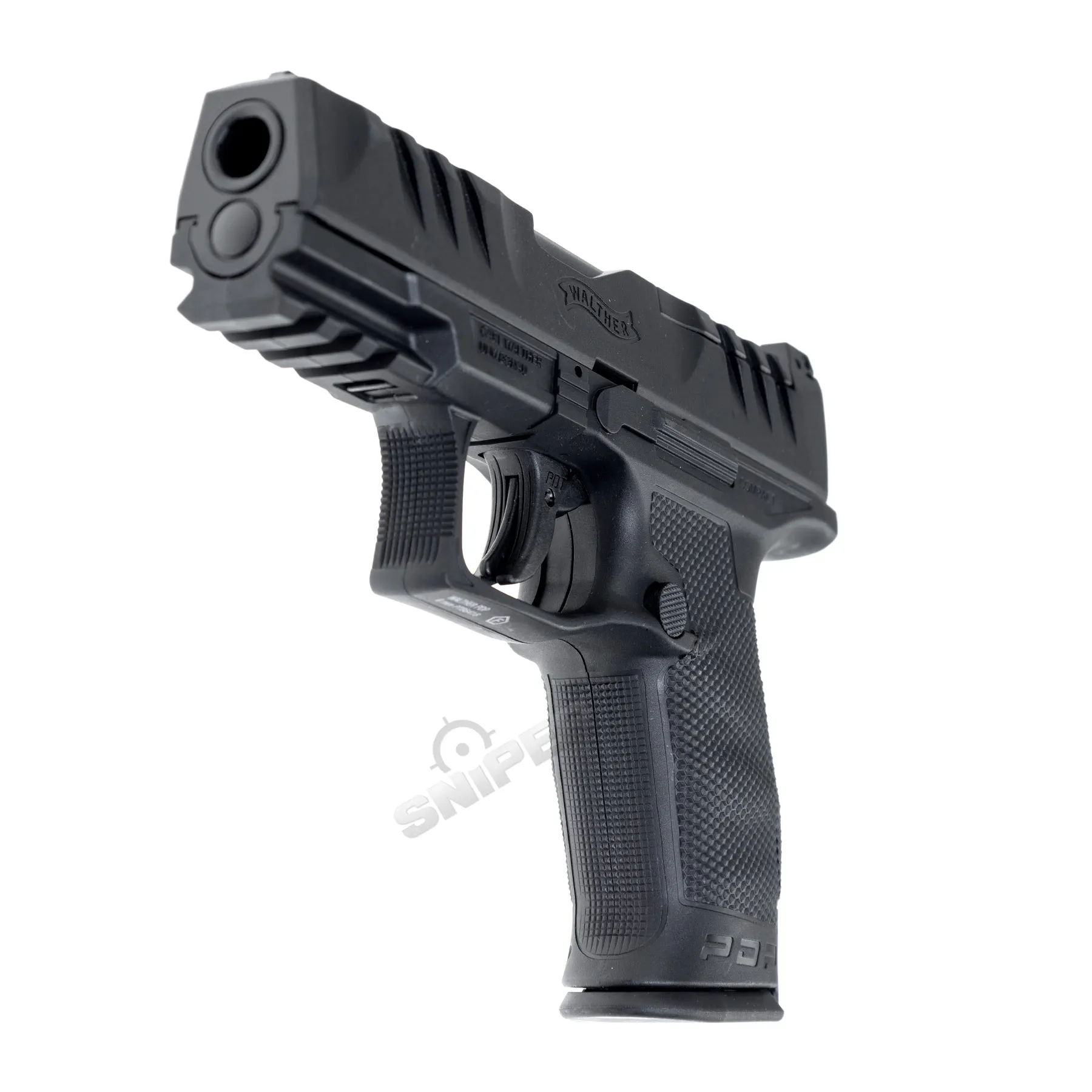 Walther PDP Compact 4" w/ Red Dot Visier NBB Co2 Softair Pistole, Black Walther PDP Compact 4" w/ Red Dot Visier NBB Co2 Softair Pistole, Black