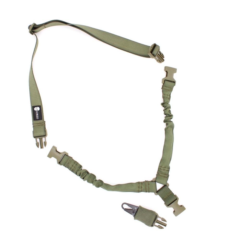 Corso Tactical One-Point Sling Crossbones MK2, OD