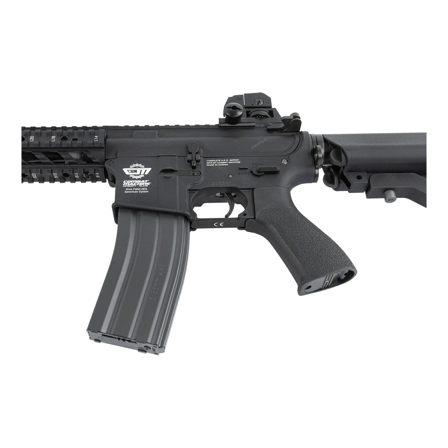 CM16 Raider, Black < 0,5 Joule, AEG