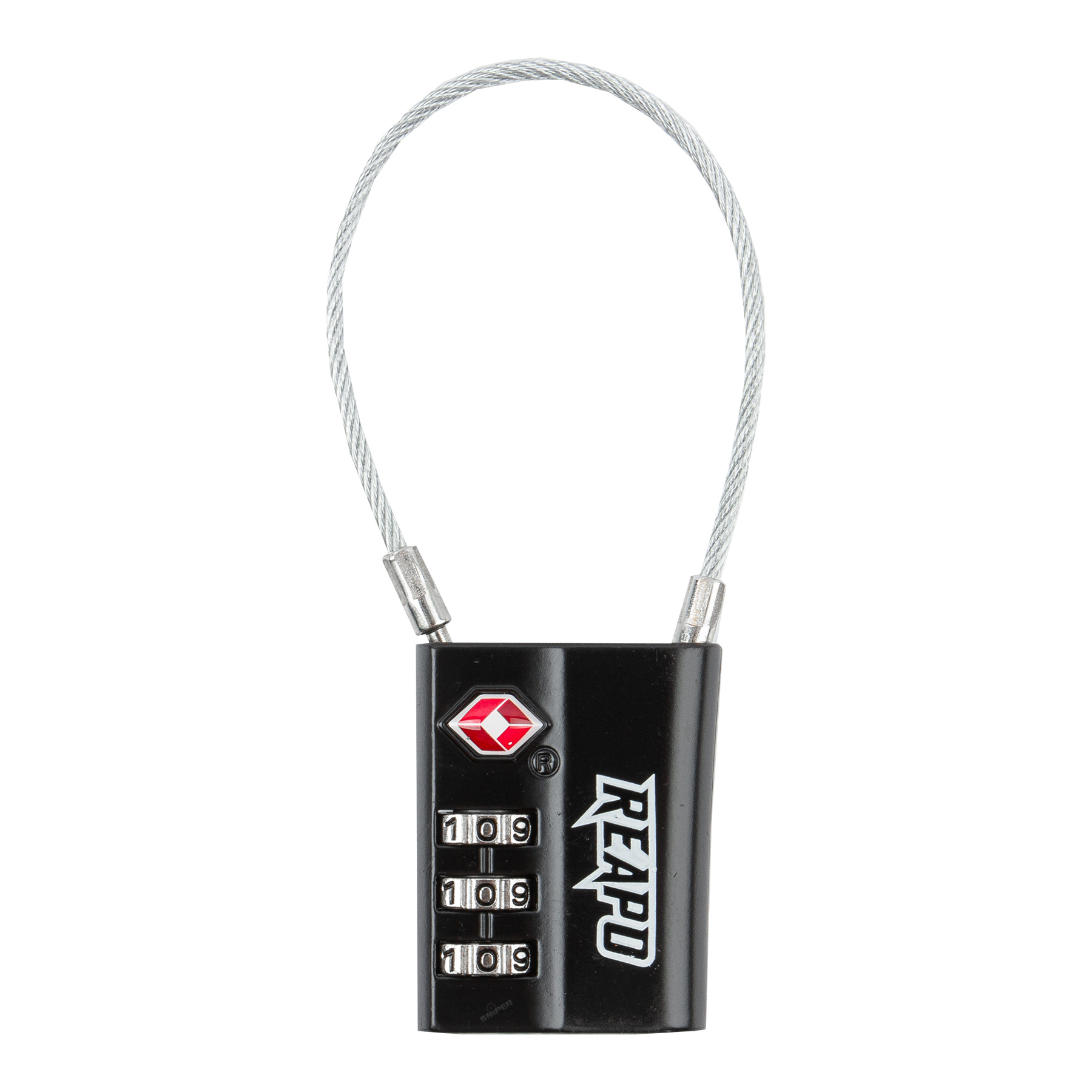 Reapo XL Zahlenschloss TSA lock, Black
