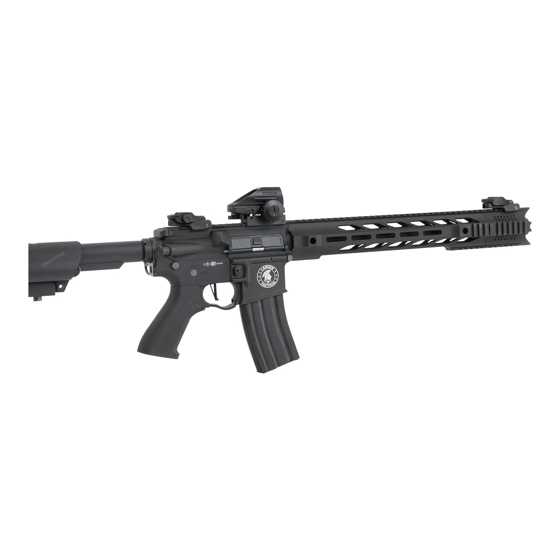 Interceptor Hybrid 10" (S)AEG w/ Reflex Sight, Black