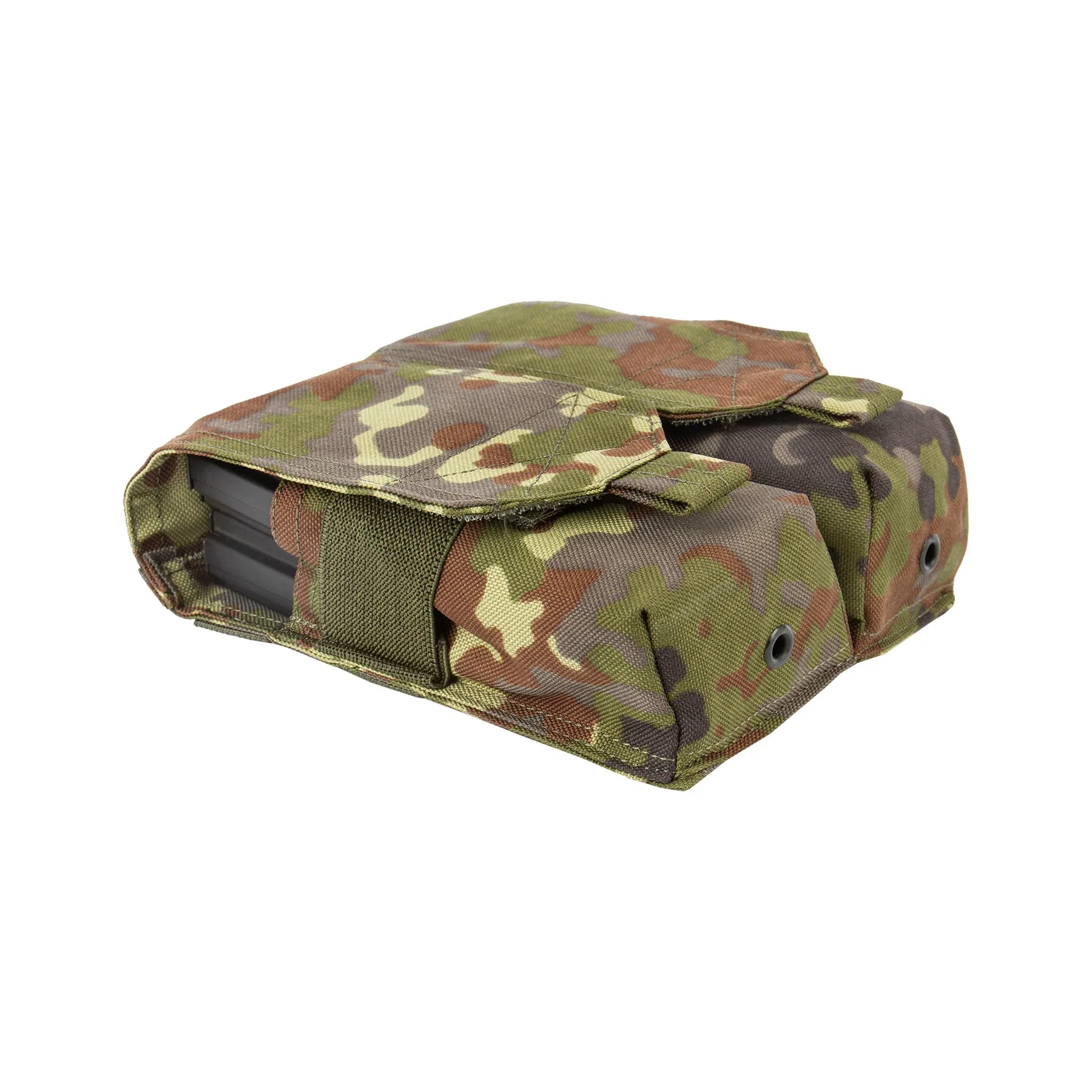 M4 Double Mag Pouch, Flecktarn