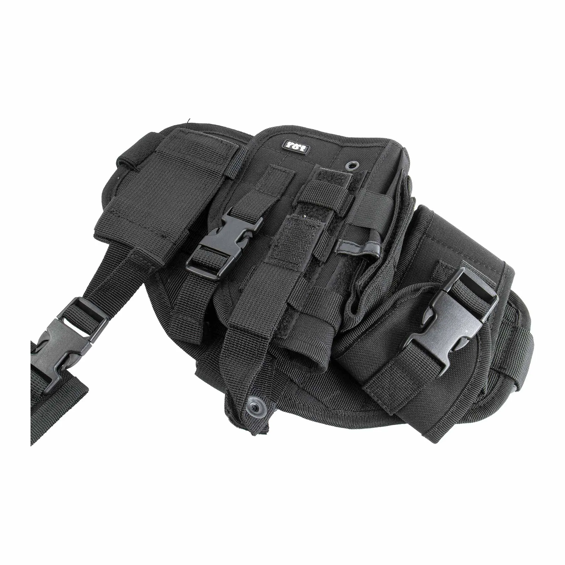 Oberschenkelholster Schwarz, für Linkshänder