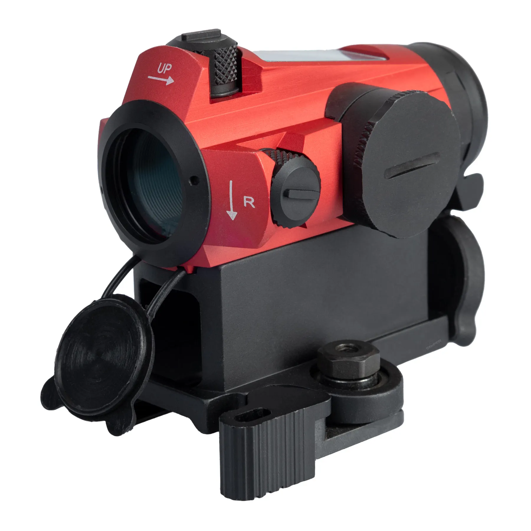 BO Solar X-2 QD Red Dot Hi-Mount, Red