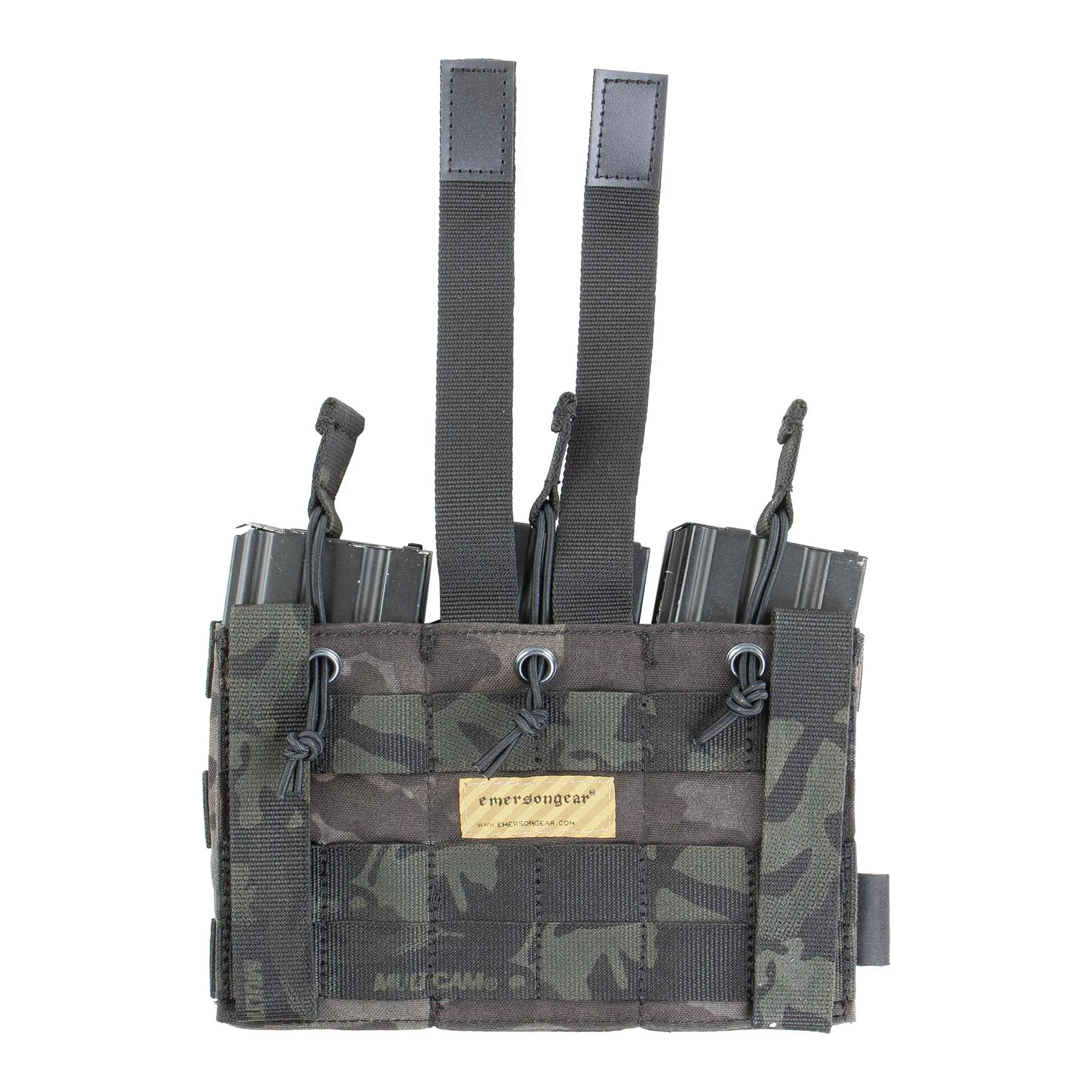Open Triple Mag Pouch, Multicam Black