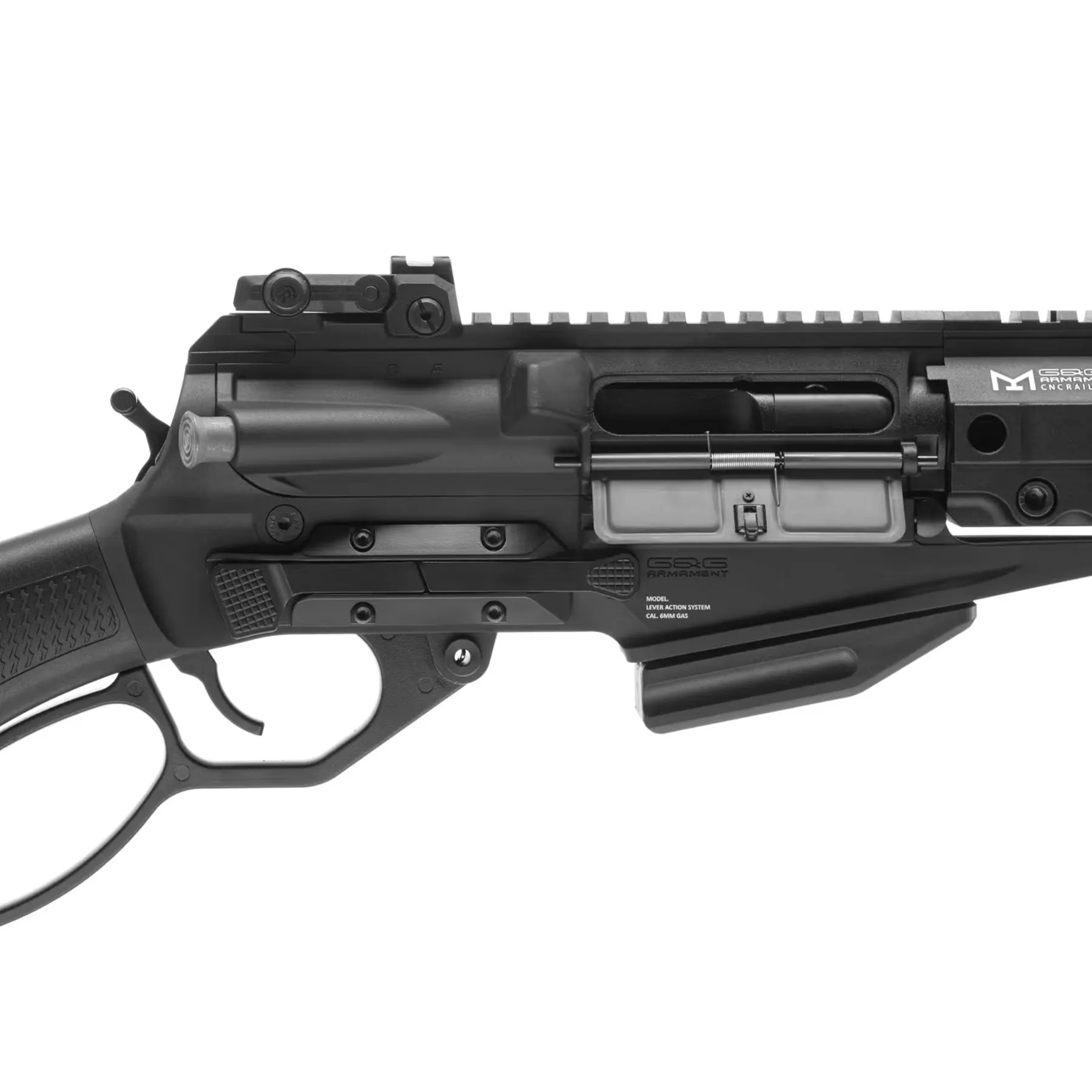 G&G LevAR 15" GBB Airsoft Rifle, Black