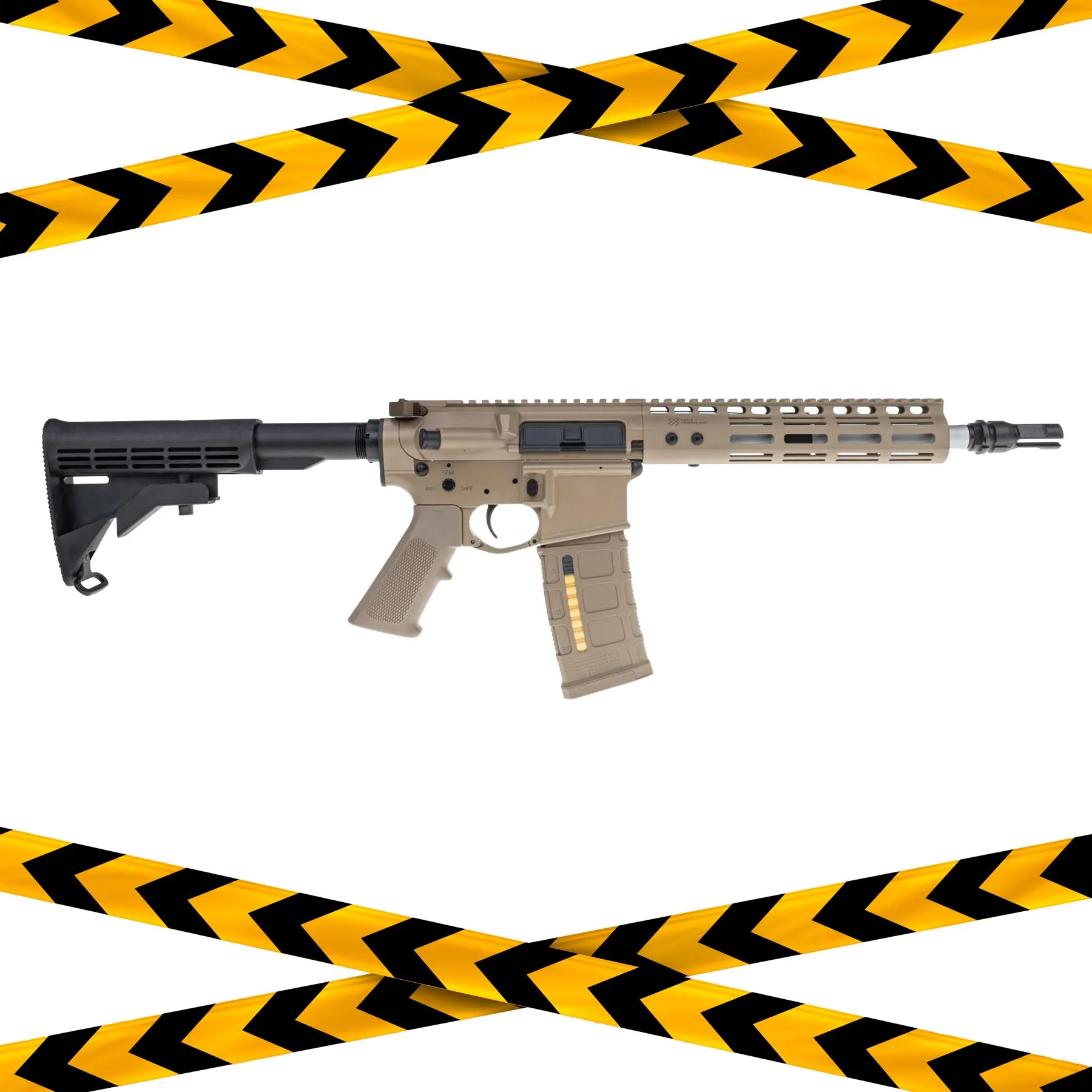 B-Ware EMG Helios Noveske N4 MWS GBB Gen 3, Tan