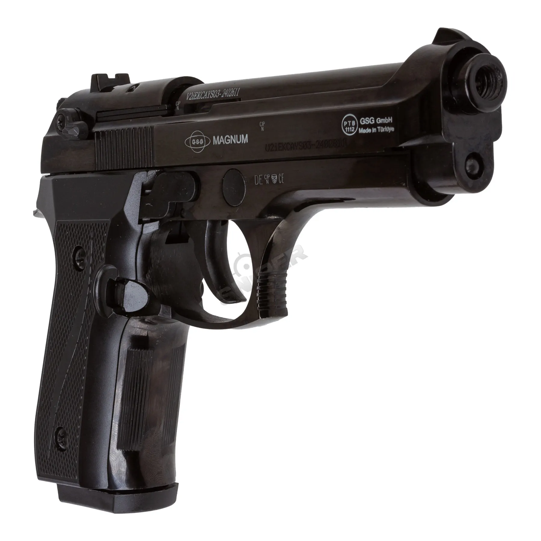 Silvester Bundle #1 EKOL Firat 9mm P.A.K. Schreckschusspistole, Black EKOL Firat 9mm P.A.K. Schreckschusspistole, Black