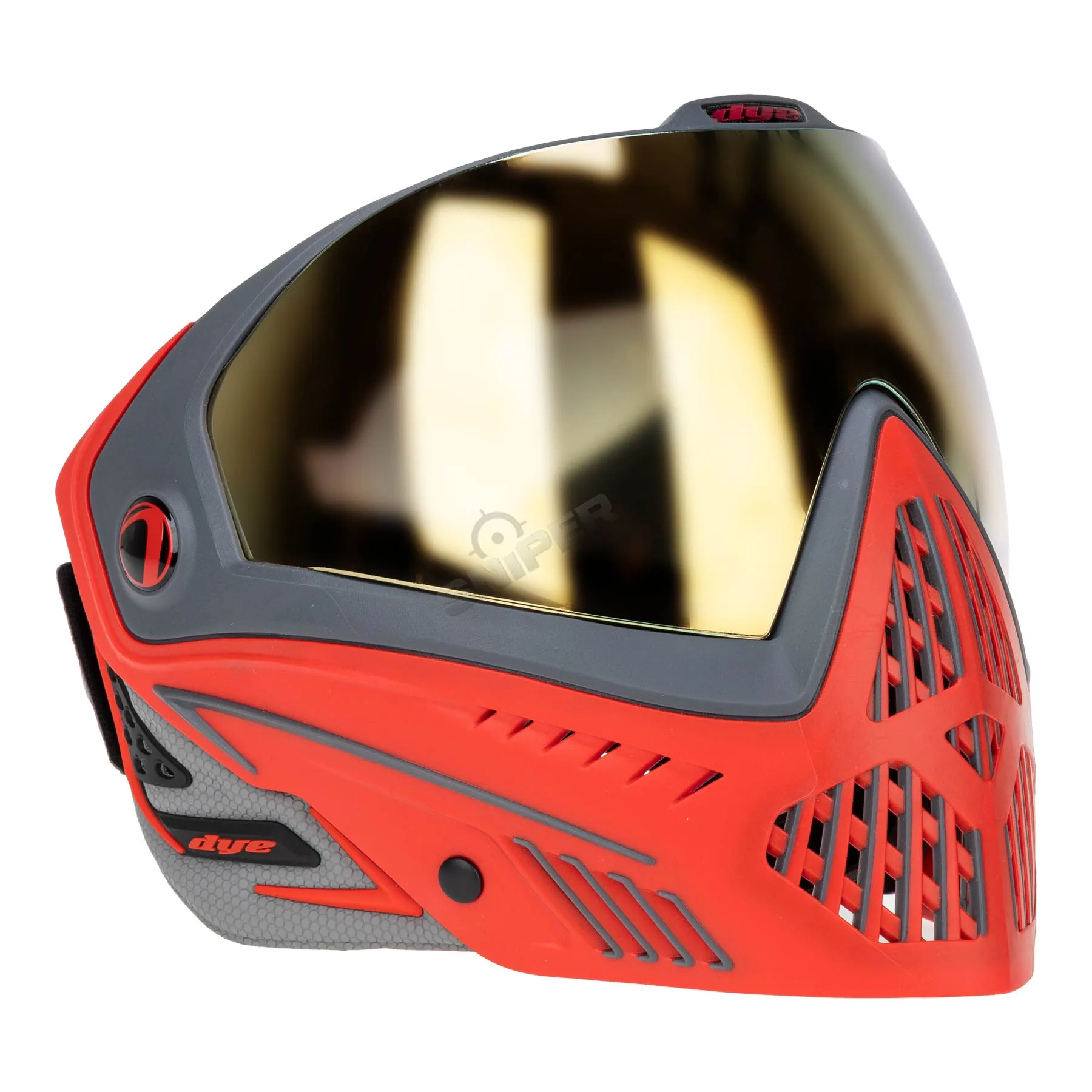 DYE I5 Shadowfire Goggles, Grey/Red Mask