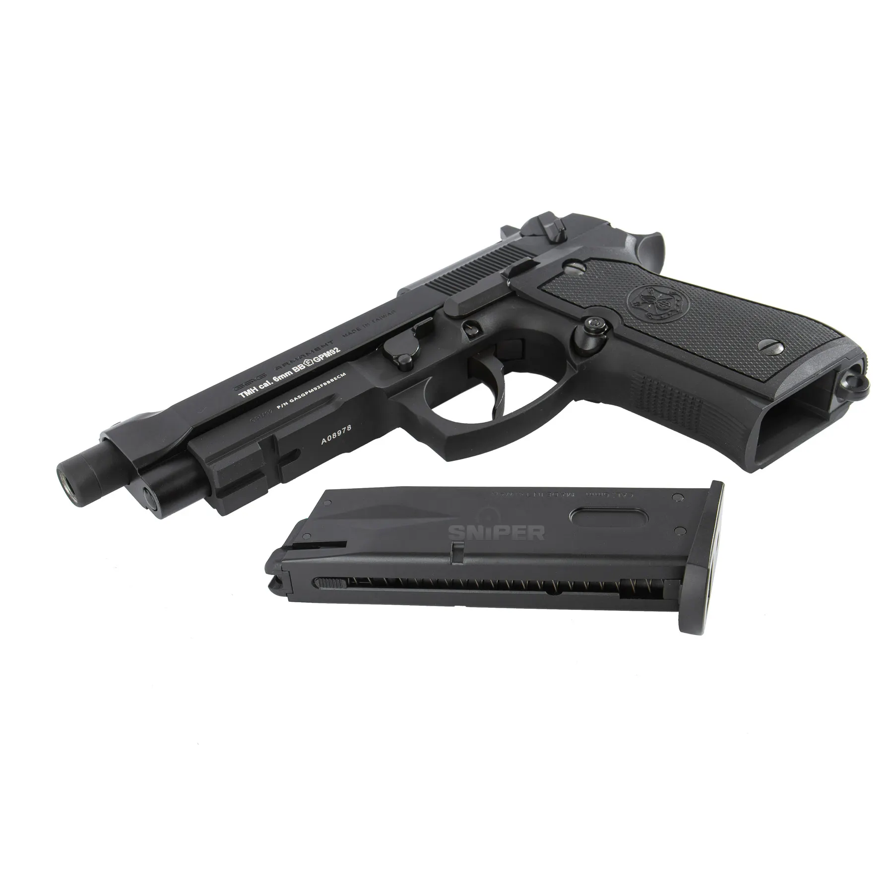 G&G GPM92 MS Full Metal GBB Softair Pistole