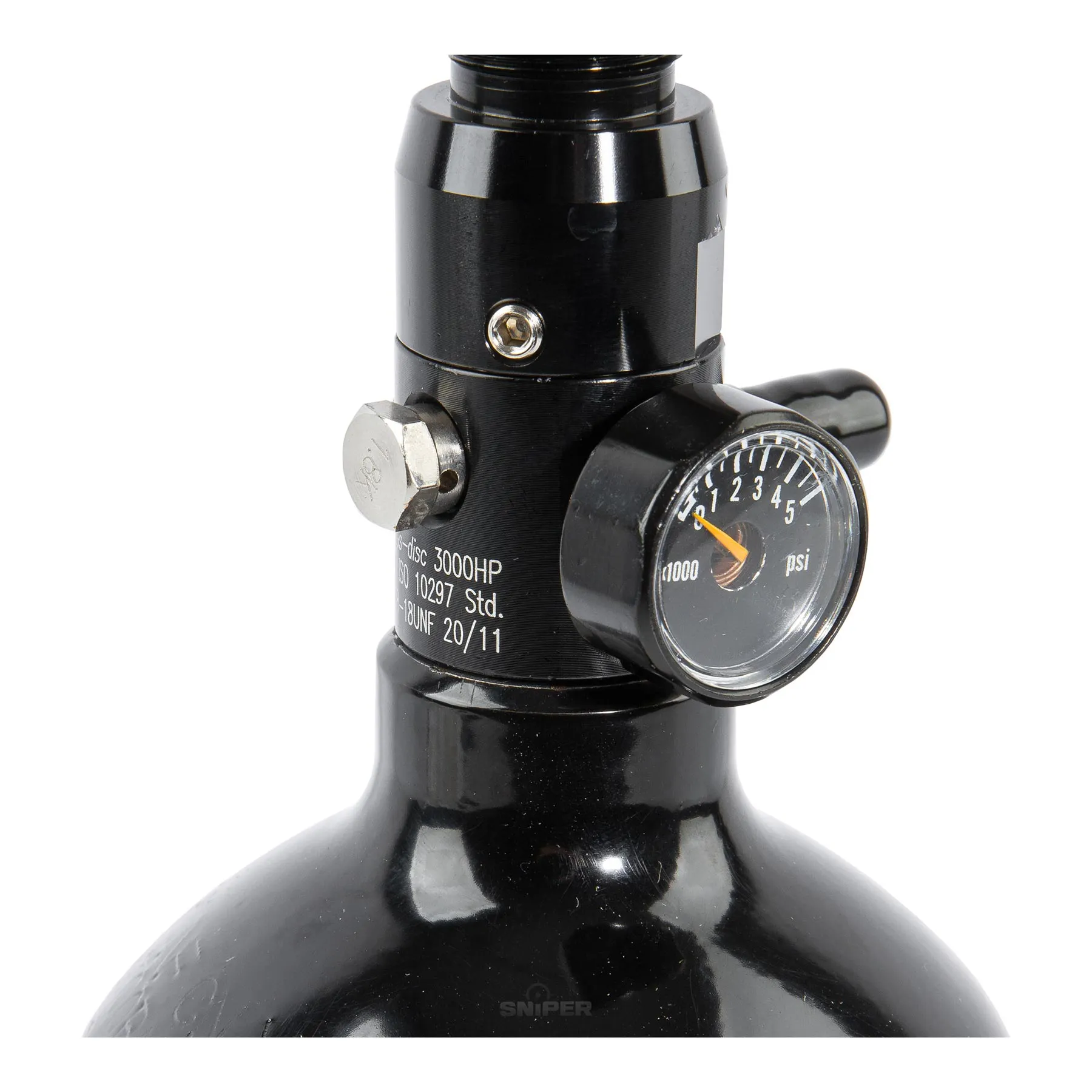 3000 PSI Regulator und 0,8L Tank