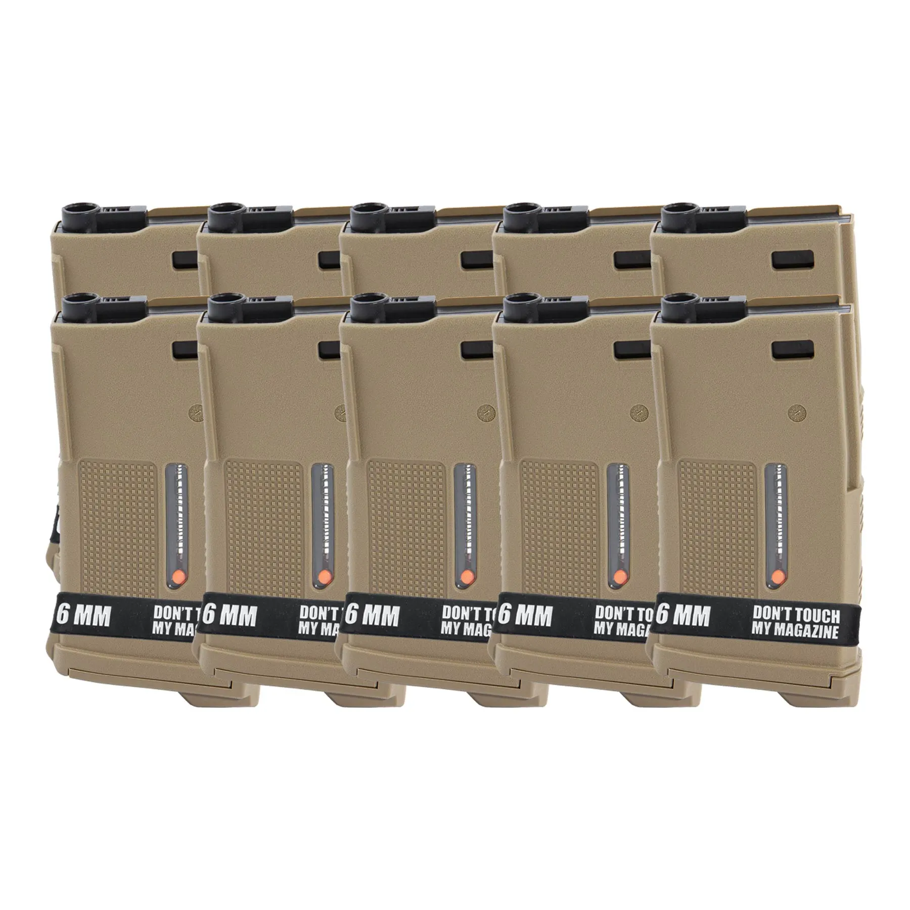 PTS Enhanced Short Magazine 170rds, Dark Earth, 10er-Set