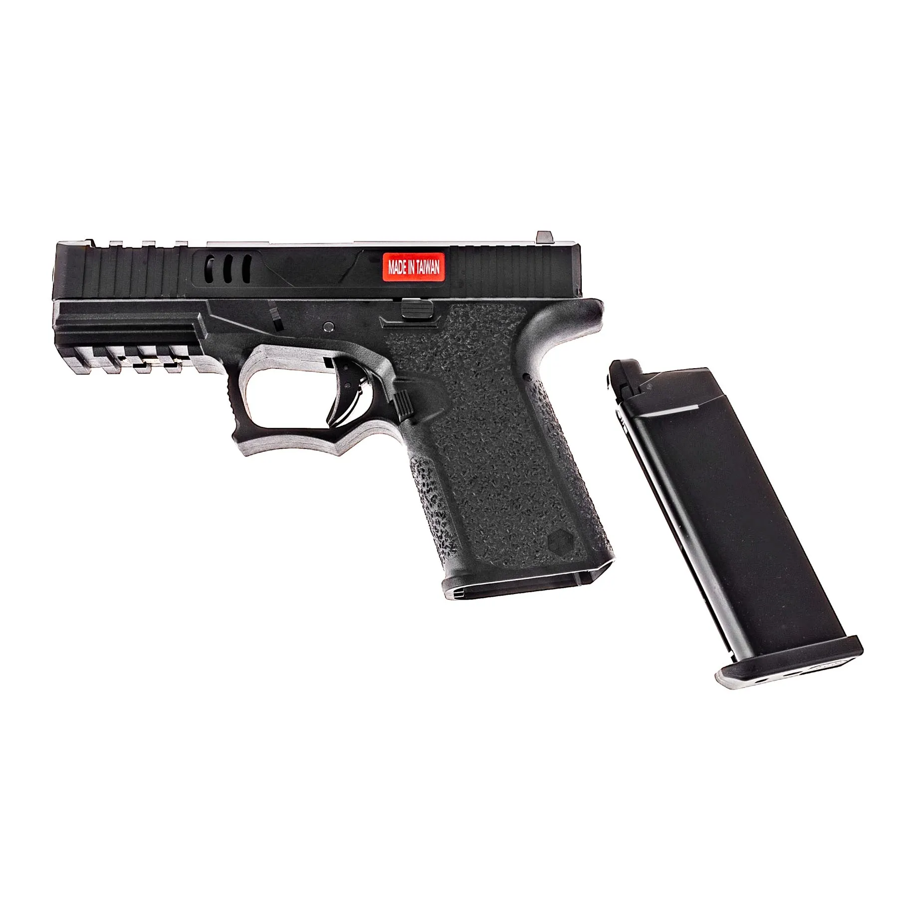 AW Custom VX9 Mod.2 GBB Softair Pistole, Black AW Custom VX9 Mod.2 GBB Softair Pistole, Black