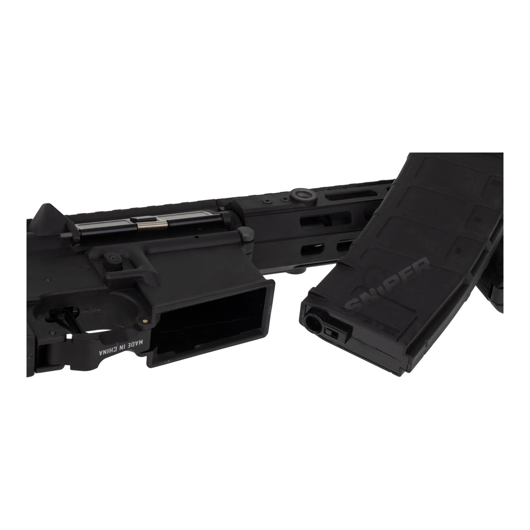 Einsteiger Set #1 - Lancer LT-32 Sparta Gen 3 w/ Nebula ETU (S)AEG, Black Lancer LT-32 Sparta Gen 3 w/ Nebula ETU (S)AEG, Black