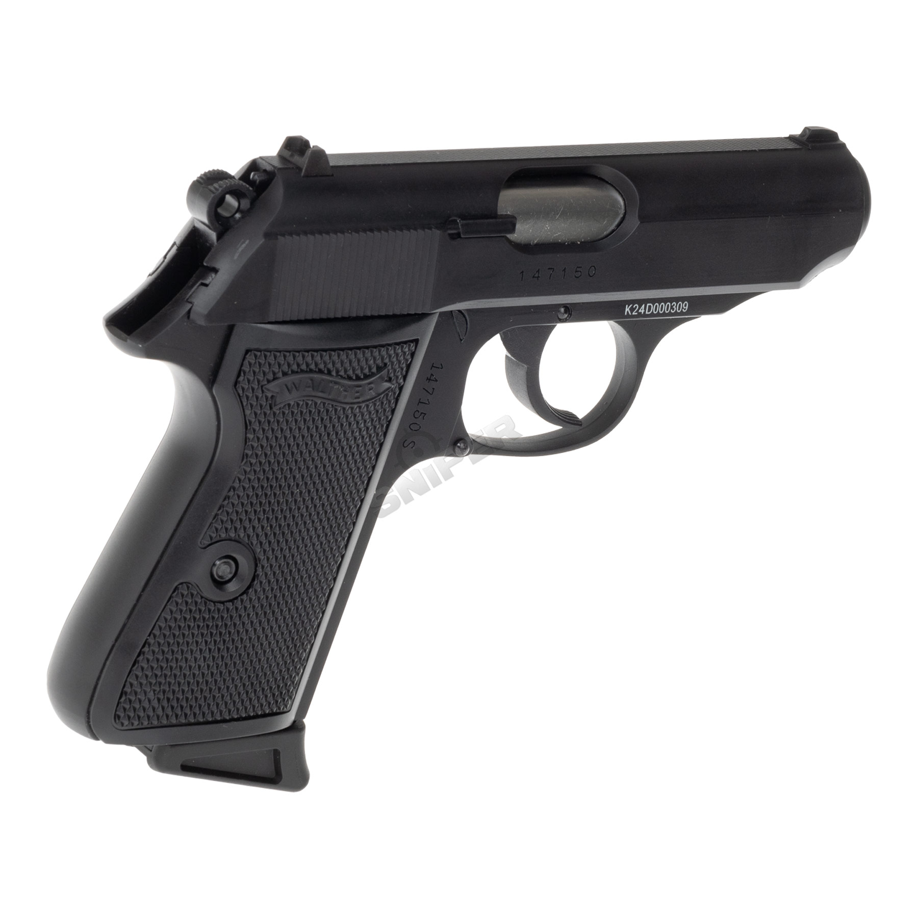 Walther PPK/S Kit GBB Softair Pistole, Black