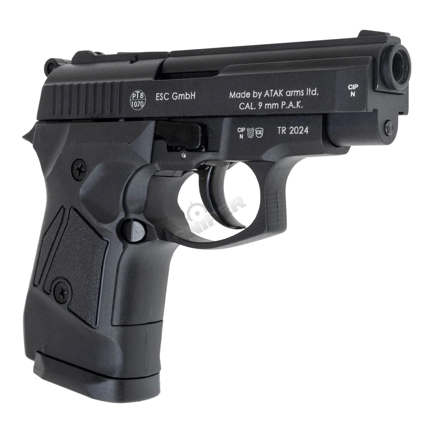 Zoraki 914 9mm P.A.K. Schreckschusspistole, Black