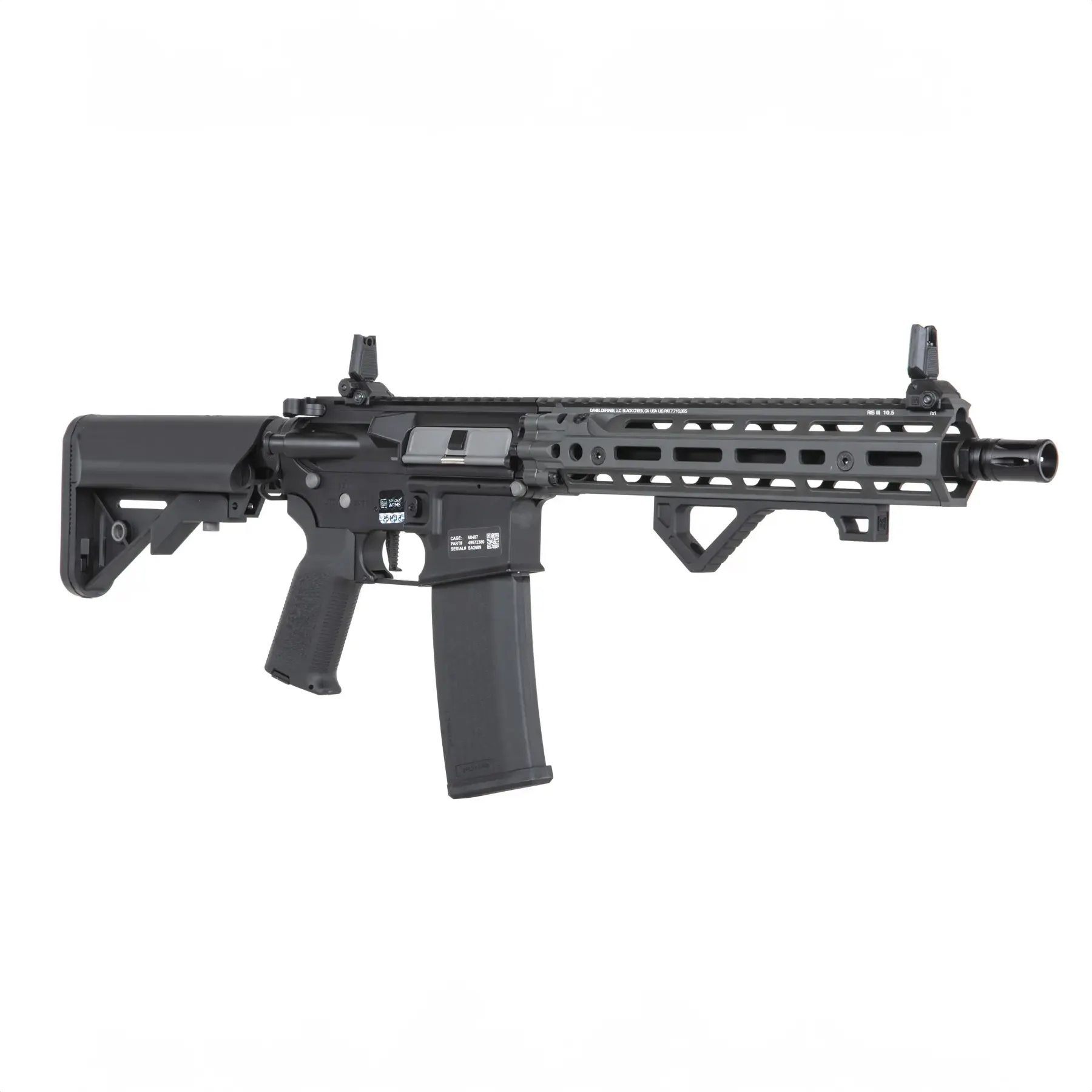 Specna Arms SA-P27 Prime Daniel Defense RIS III 10,5" w/ Aster ETU (S)AEG, Grey