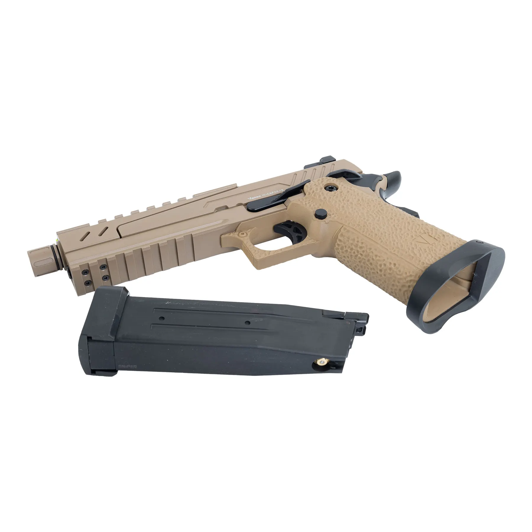 Vorsk Hi-Capa 5.1 Split Slide Tan GBB Softair