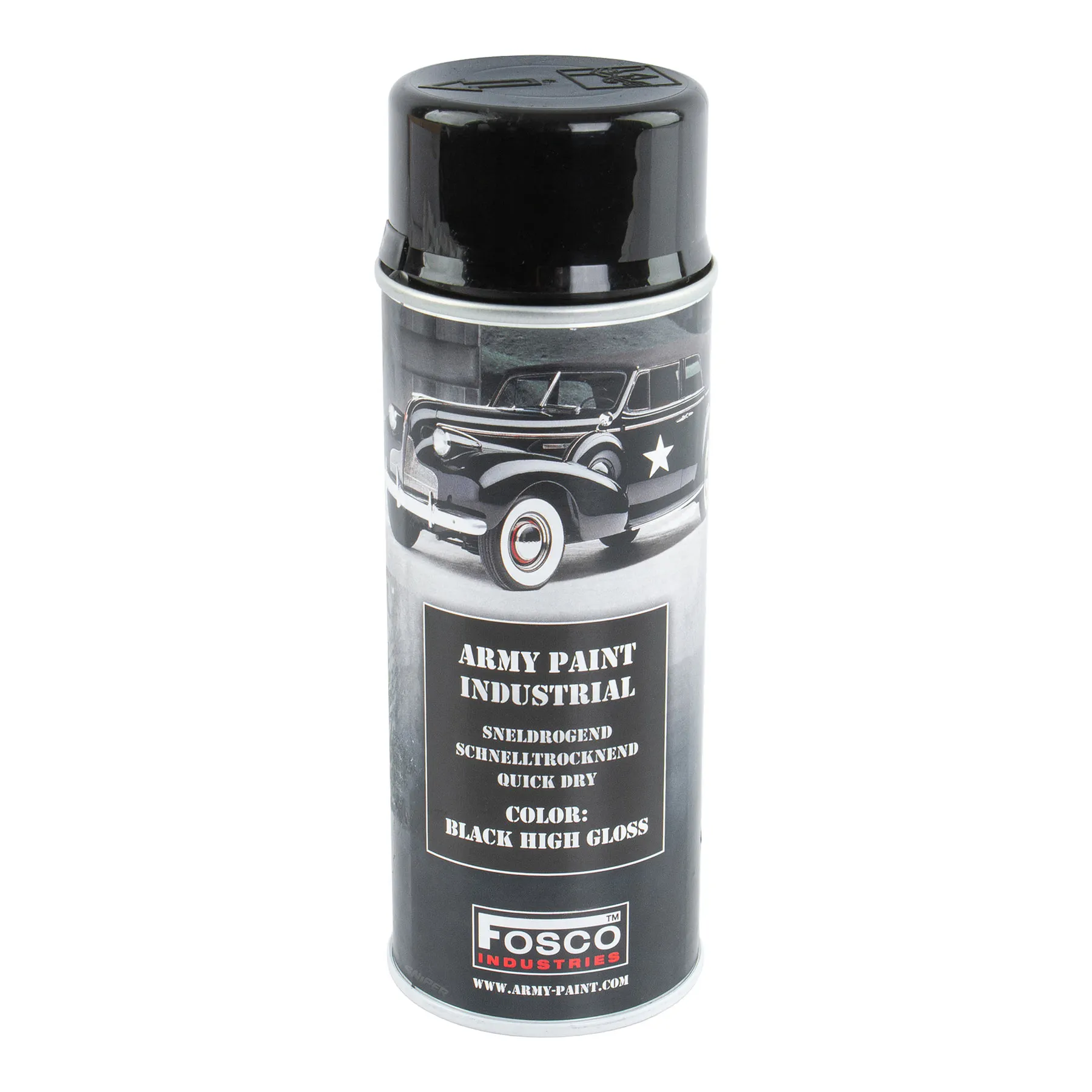 Sprühfarbe 400ml, High Gloss Black