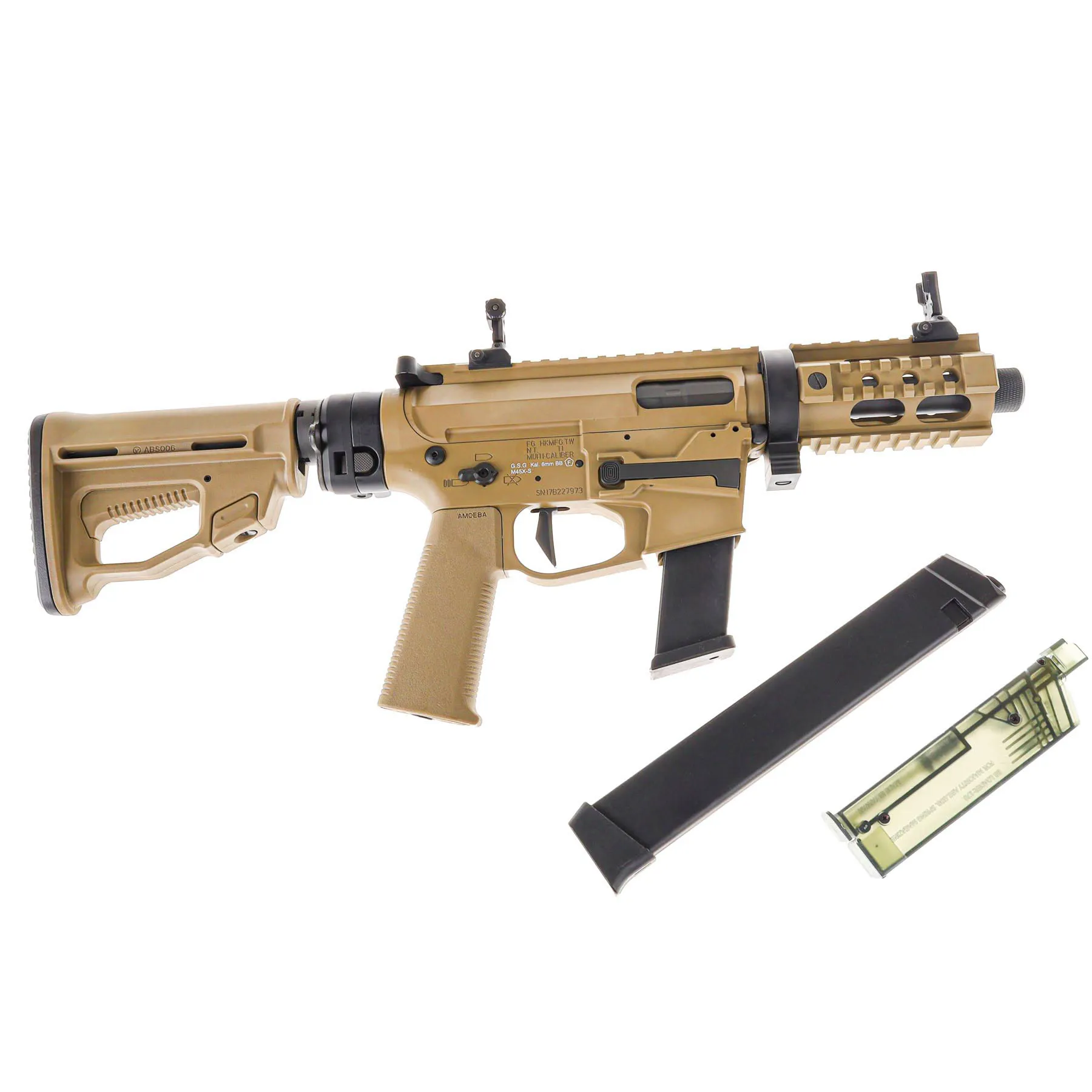 Ares M45X EFCS (S)AEG Softair Gewehr, Dark Earth