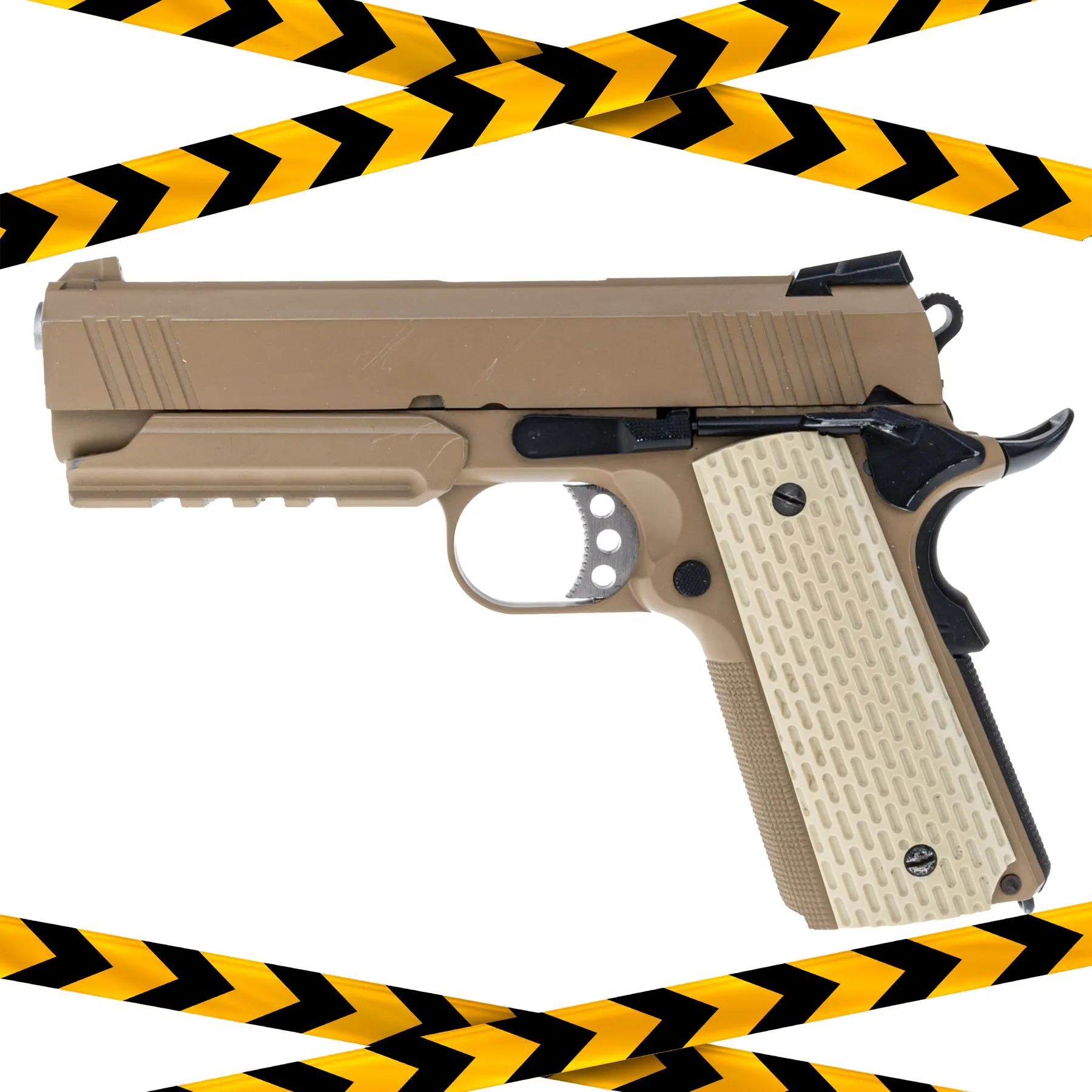 B-Ware WE Desert Warrior 4.3 Full Metal Desert GBB Softair